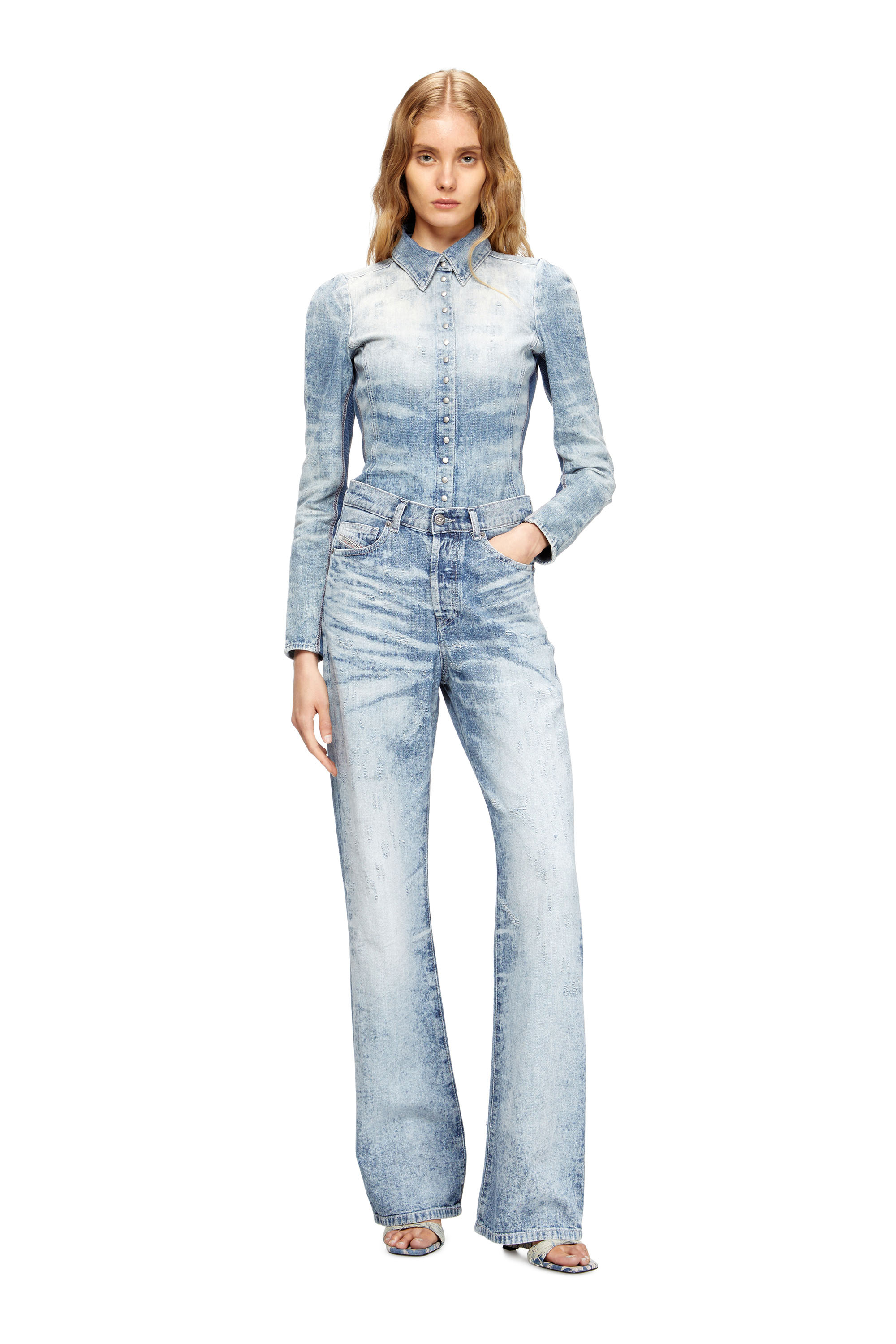 Regular Jeans 1971 D-Sent 068TY, Light Blue Diesel - Female's Regular Jeans 1971 D-Sent 068TY, Light Blue - 1