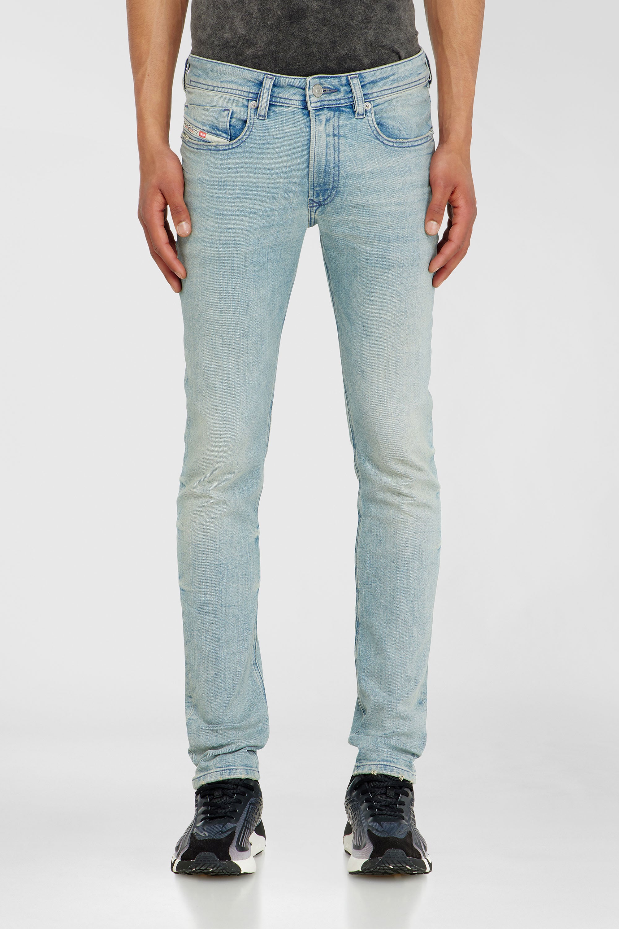 Diesel - Male's Skinny Jeans 1979 Sleenker 0KBBF, Light Blue - 1