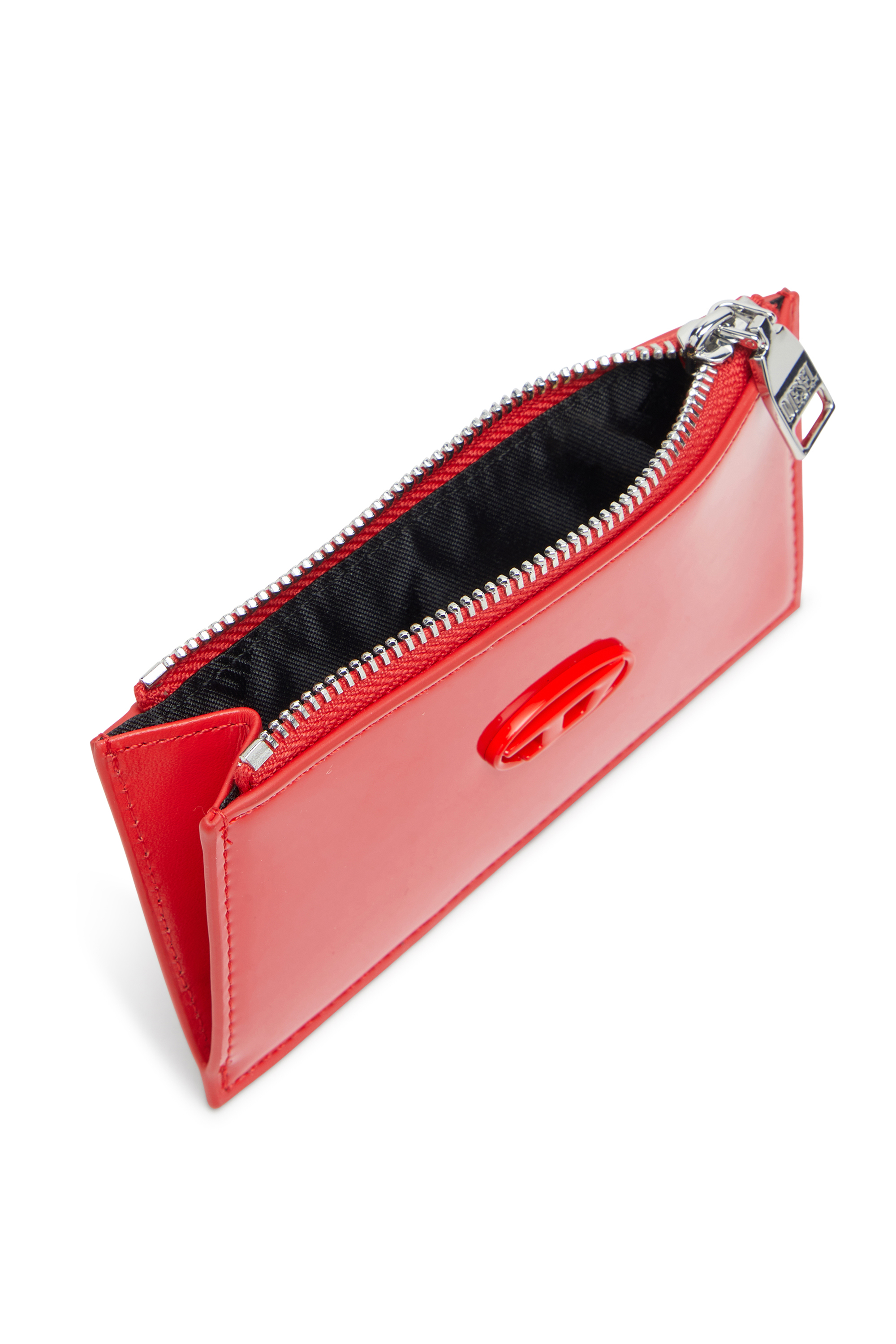 Diesel - PLAY CARD HOLDER III, Female's Card holder with glossy finish in Red - 3