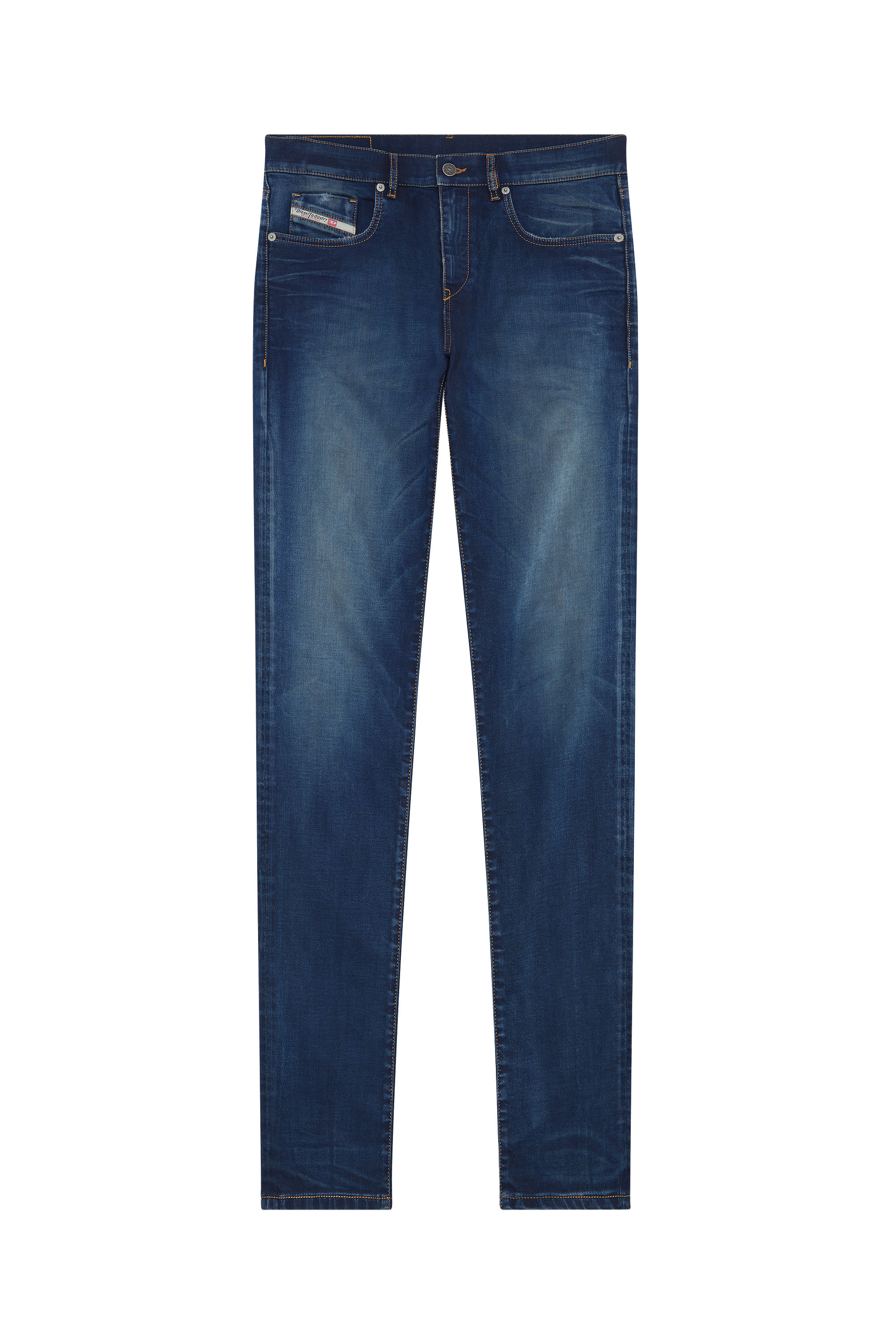 Diesel - Slim 2060 D-Strukt Joggjeans&reg; 068BC, Man's Slim 2060 D-Strukt Joggjeans&reg; in Dark Blue - 6
