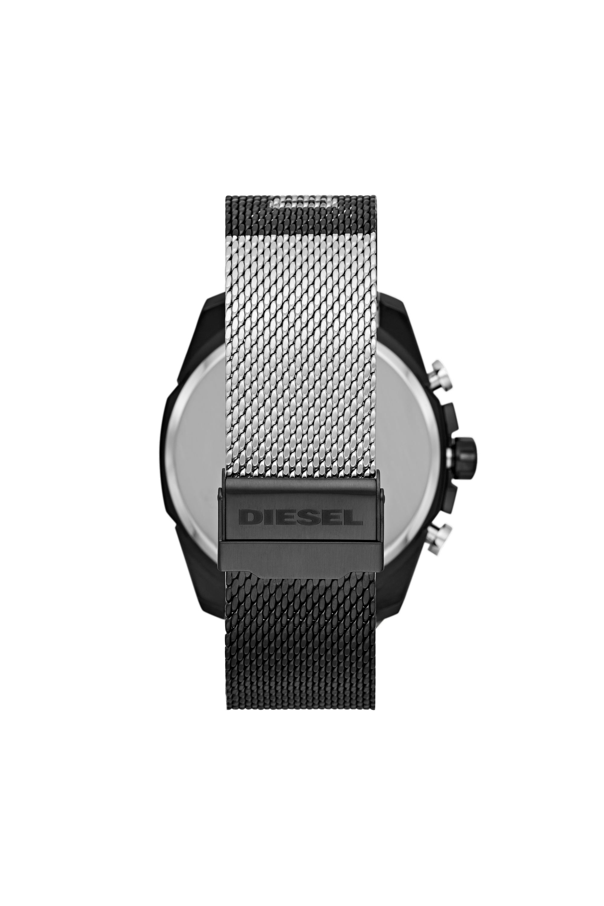 Diesel - DZ4514, Montre chronographe Mega Chief en acier inoxydable bicolore Homme in Noir - 2