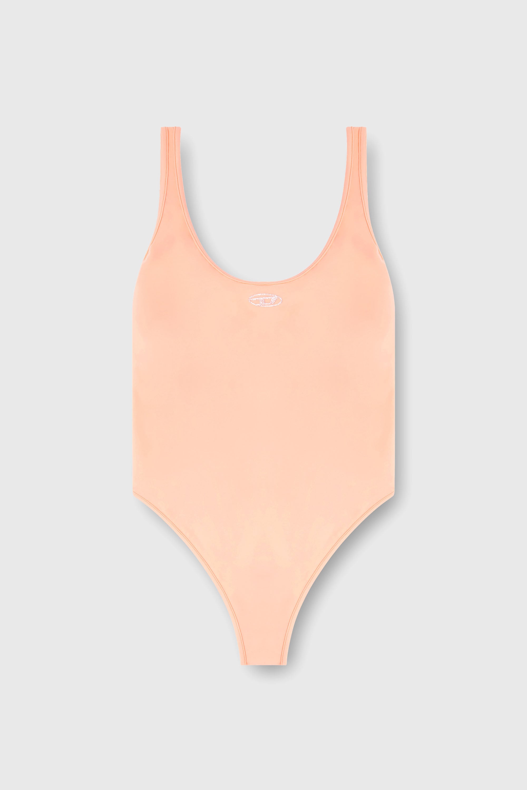 Diesel - PAMELA-D-CORE, Woman's Swimsuit with crystal Oval D logo in Nude - 2