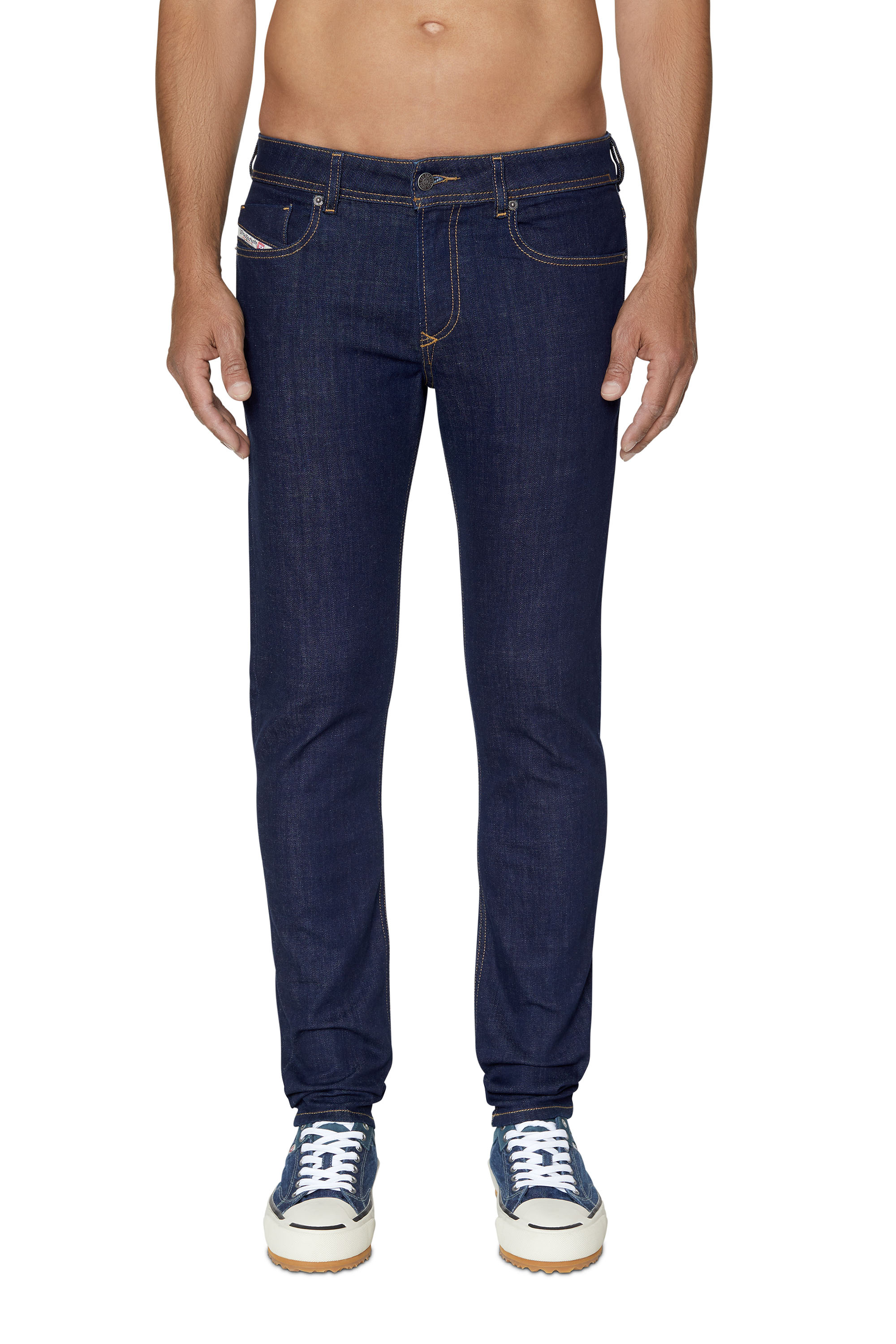 Diesel - Man's Skinny Jeans 1979 Sleenker Z9C17, Dark Blue - 1