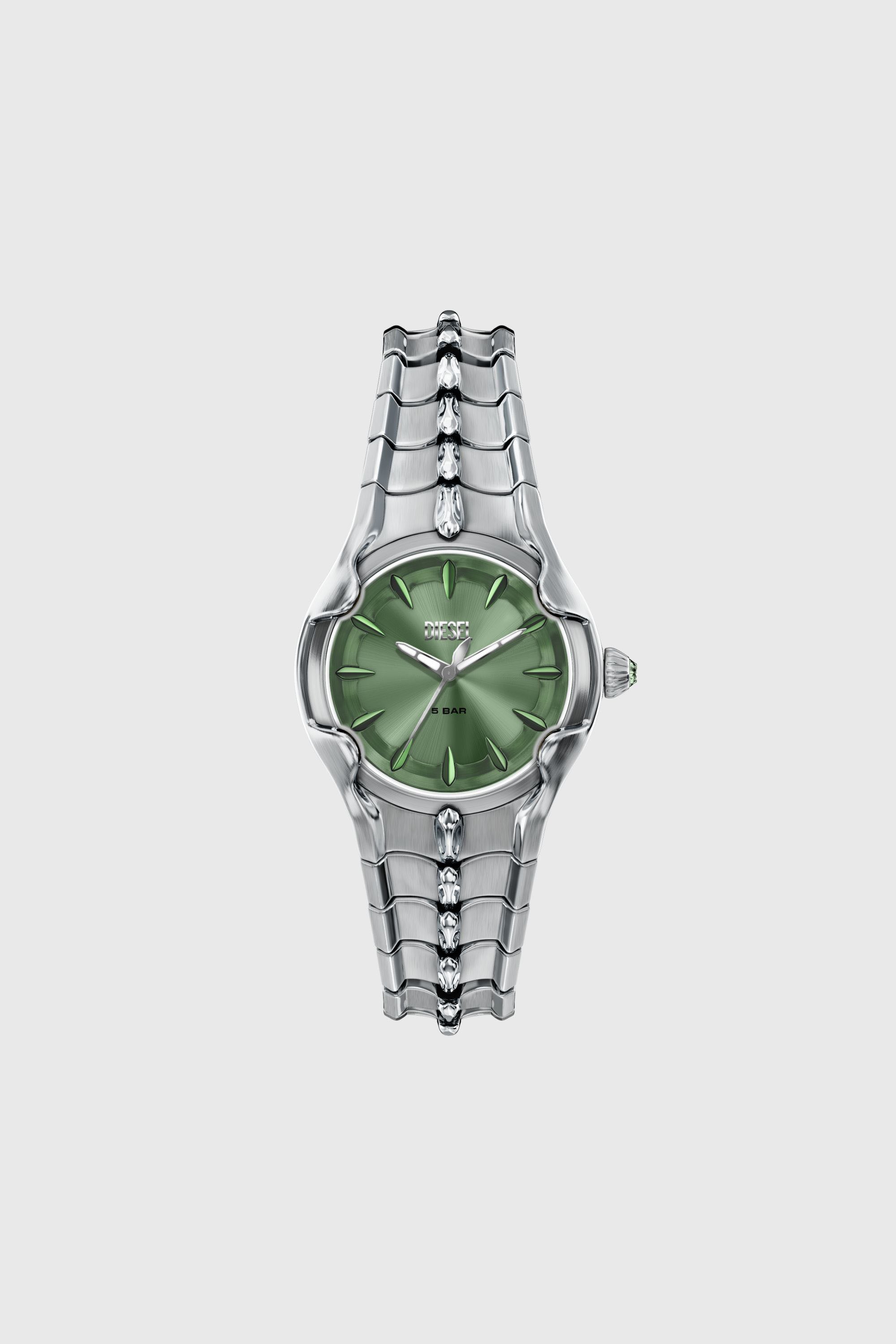 Diesel - DZ5632 WATCH, Reloj Vert de acero inoxidable Hombre in Plateado - 1