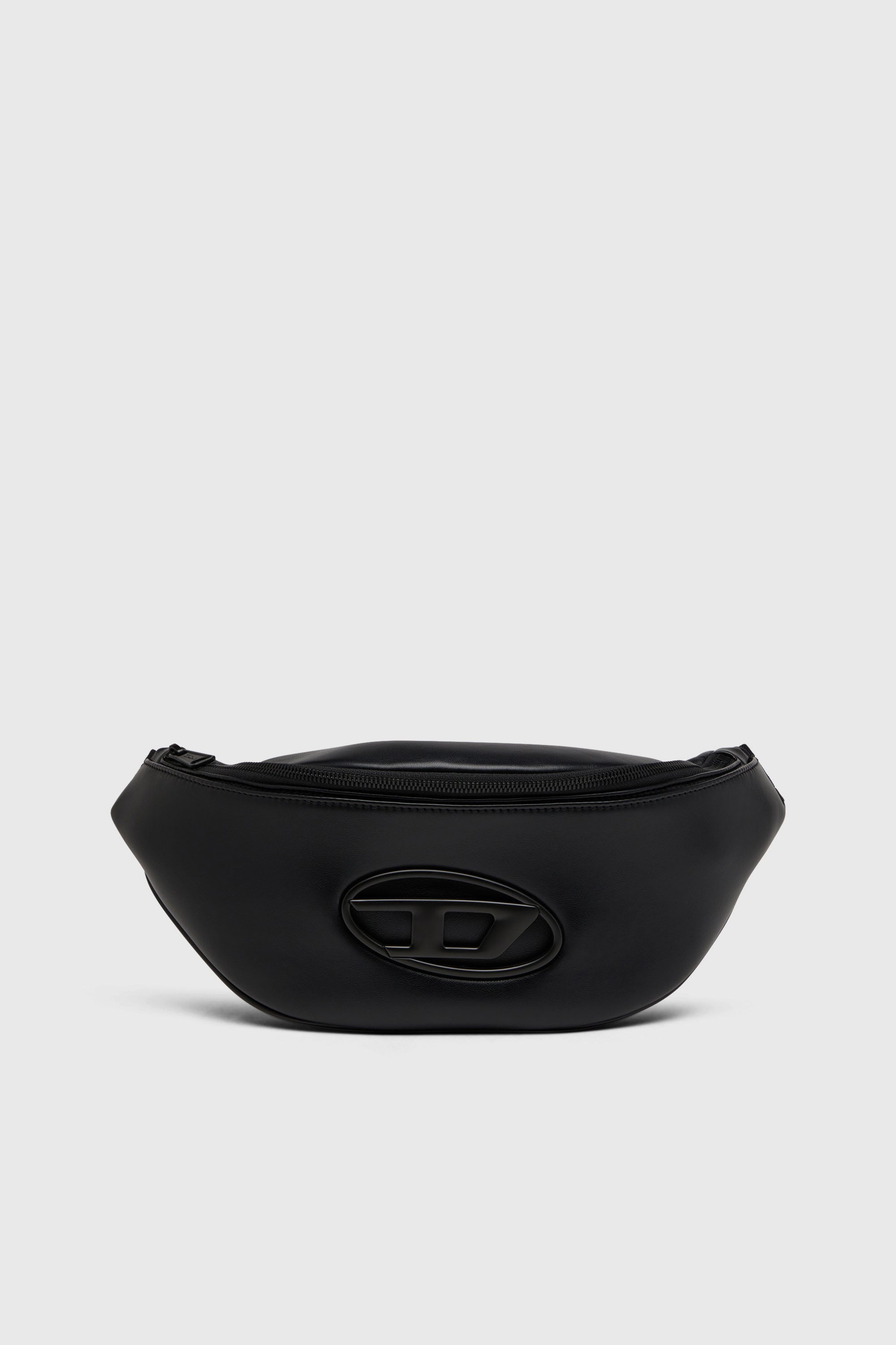 Diesel - HOLI-D BELT BAG M, Holi-D-Sac banane en PU et n&eacute;opr&egrave;ne Homme in Noir - 1