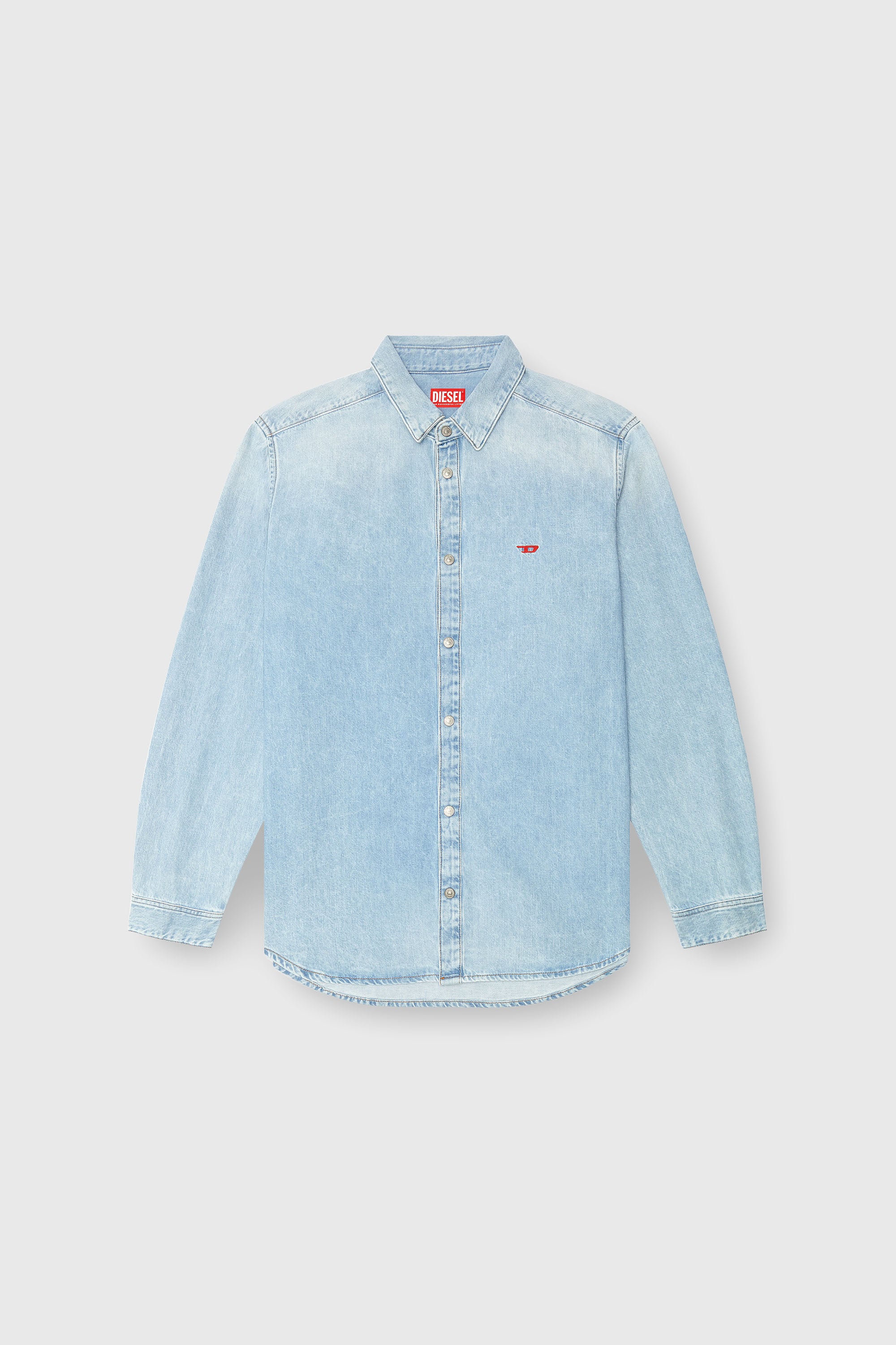 Diesel - D-SIMPLY, Camisa en denim Hombre in Azul marino - 2