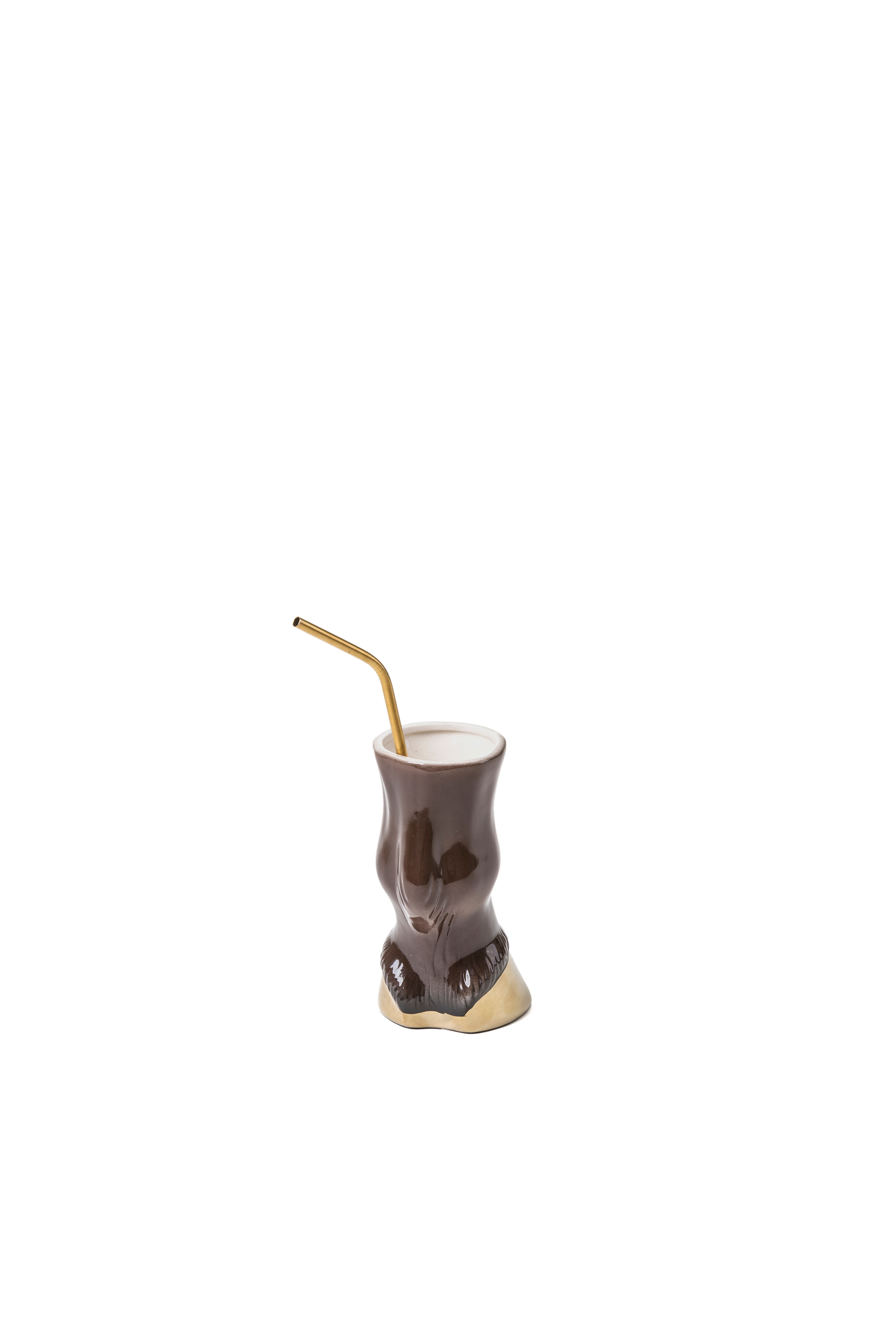 Diesel - 11080 Party Animal, Unisex's Horse Dolomite Vase/Glass in Brown - 4