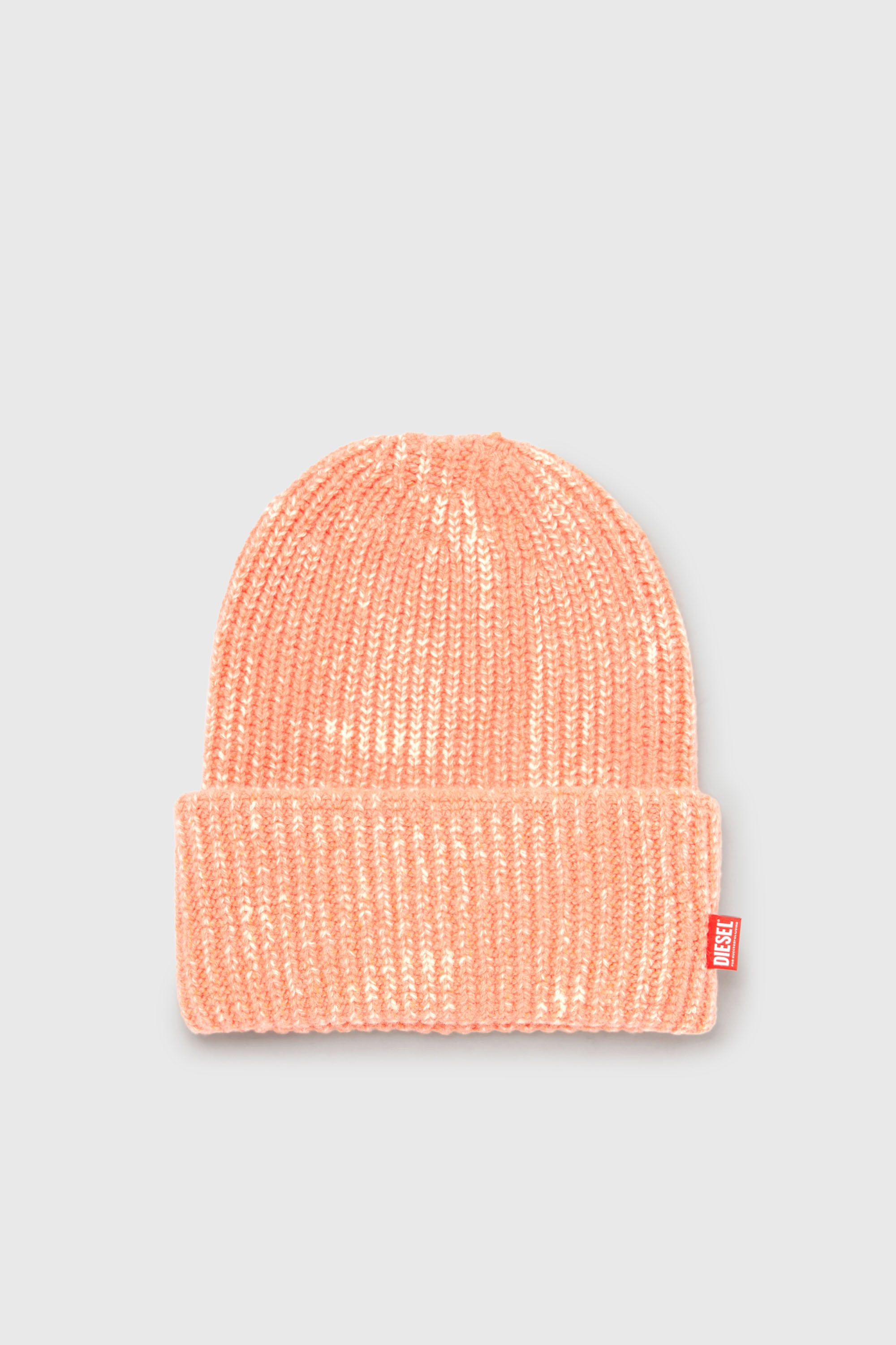 Diesel - K-AVET, Bonnet en laine m&eacute;lang&eacute;e bross&eacute;e Mixte in Orange - 2