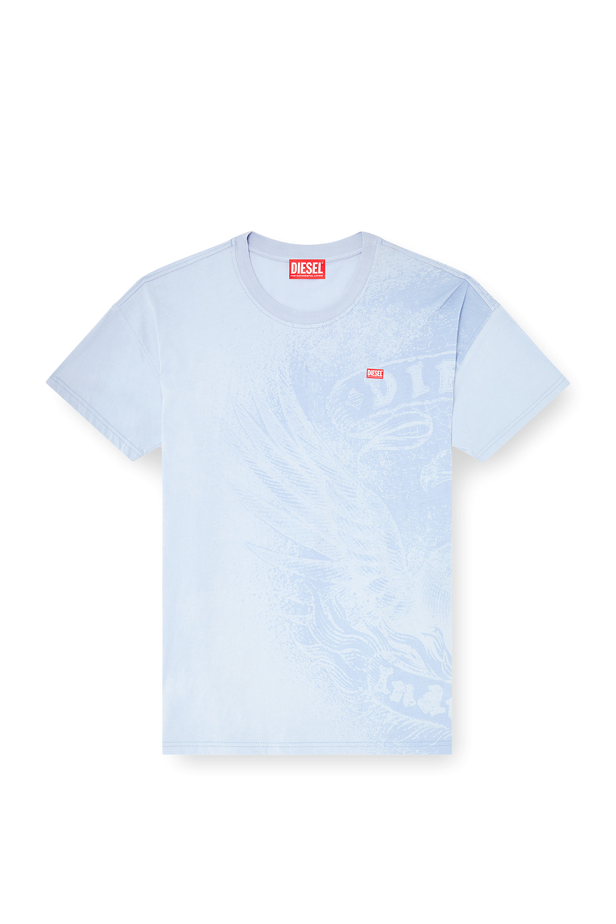 Diesel - T-BOXT-AA3, Camiseta de corte relajado con estampados de Hombre in Azul marino - 3