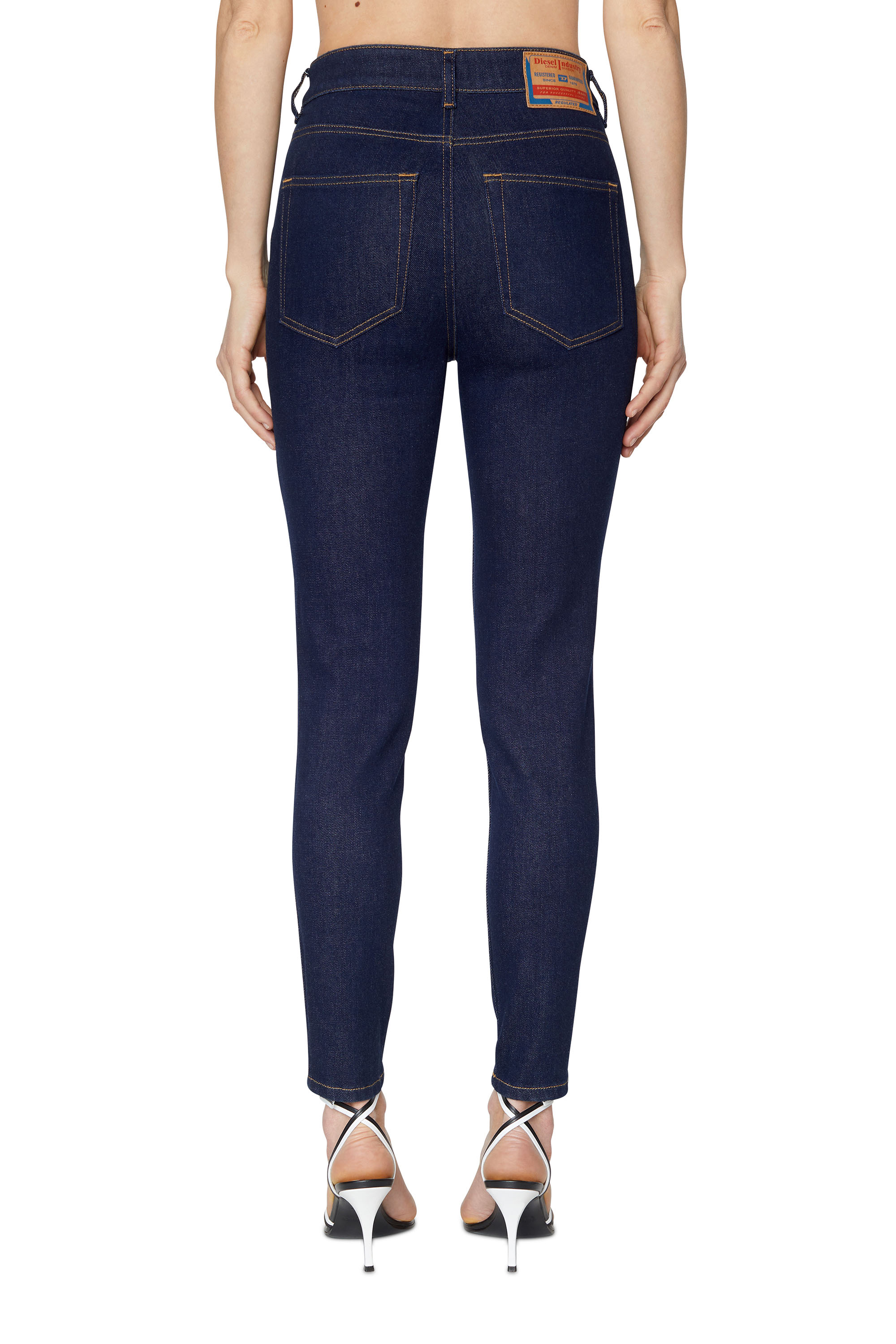 Diesel - Skinny Jeans 1984 Slandy-High Z9C18 Mujer, Azul Oscuro - 2