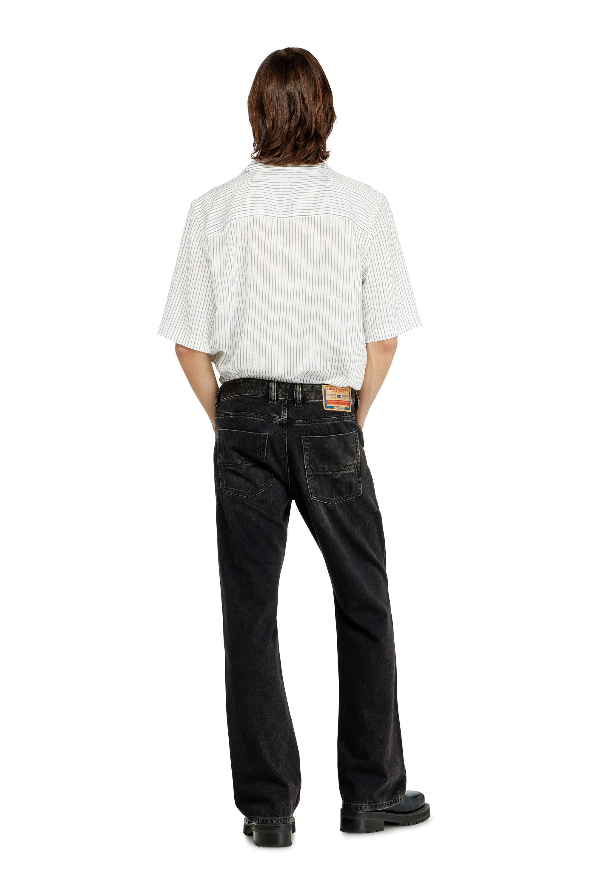 Diesel - Man's Relaxed Jeans 1980 D-Eeper 09J96, Black/Dark grey - 4