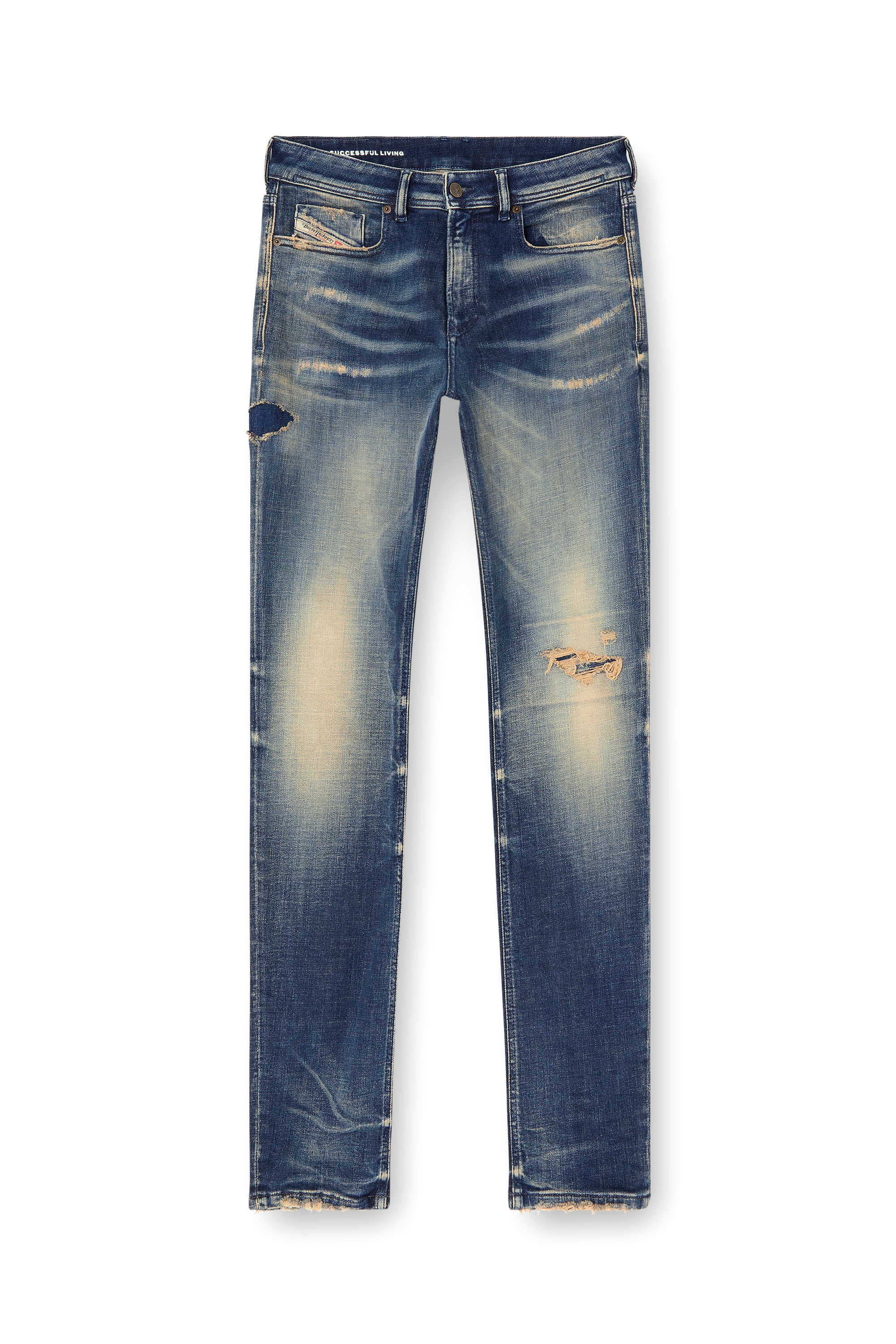 Diesel - Skinny Jeans 1979 Sleenker 09K74 Hombre, Azul Oscuro - 2