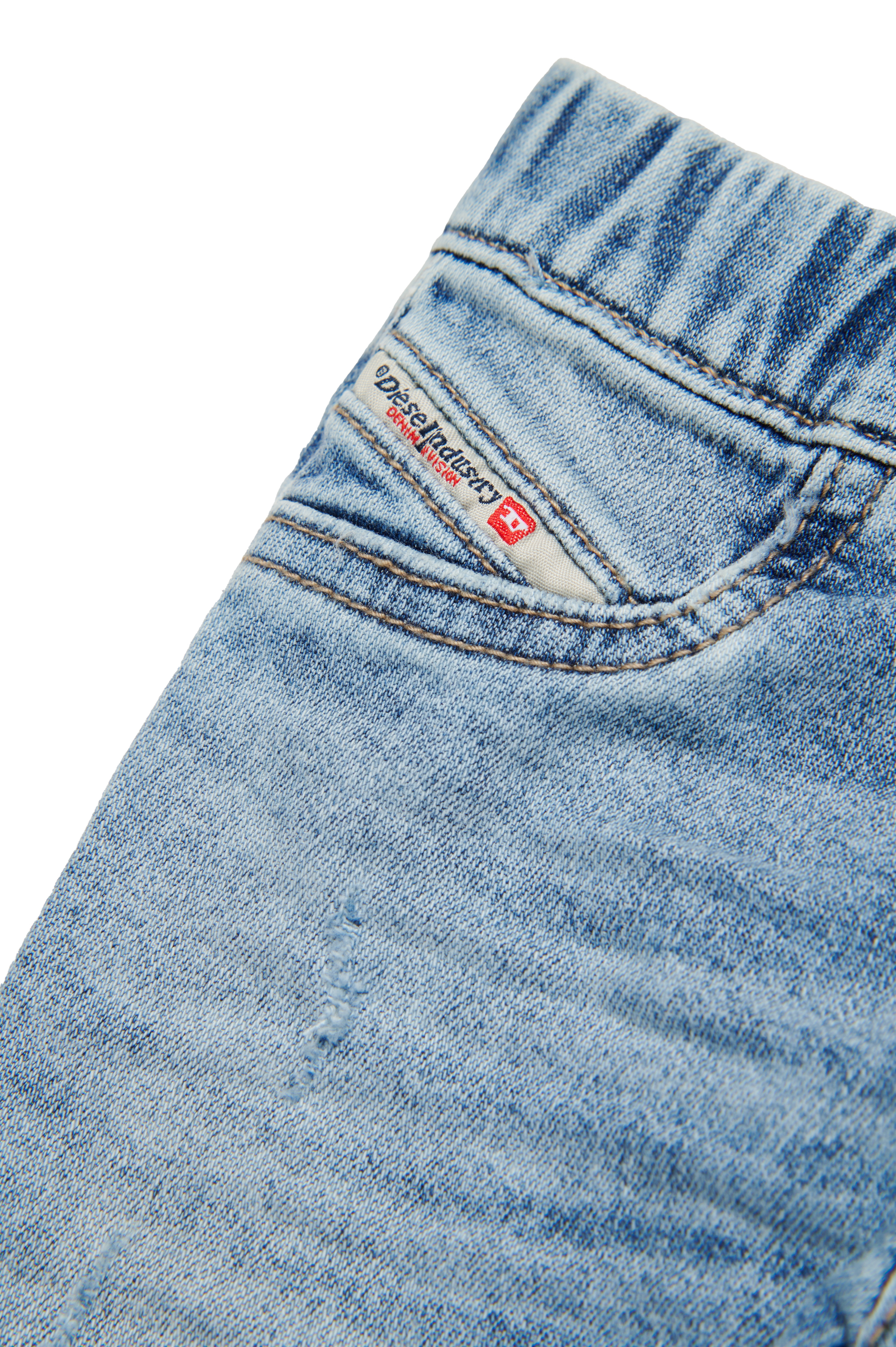 Girl's Flared pants in used-look JoggJeans | Blue | Diesel US Girl's Flared pants in used-look JoggJeans | Blue | Diesel US