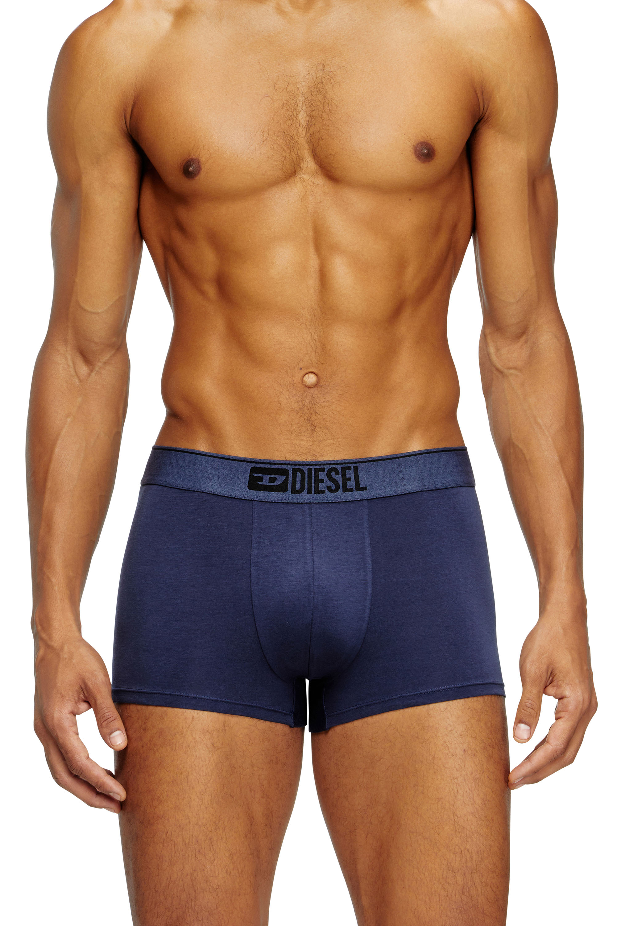 Diesel - UMBX-DAMIENTHREEPACK, Male's Three-pack of plain boxer in Multicolor/Black - 1