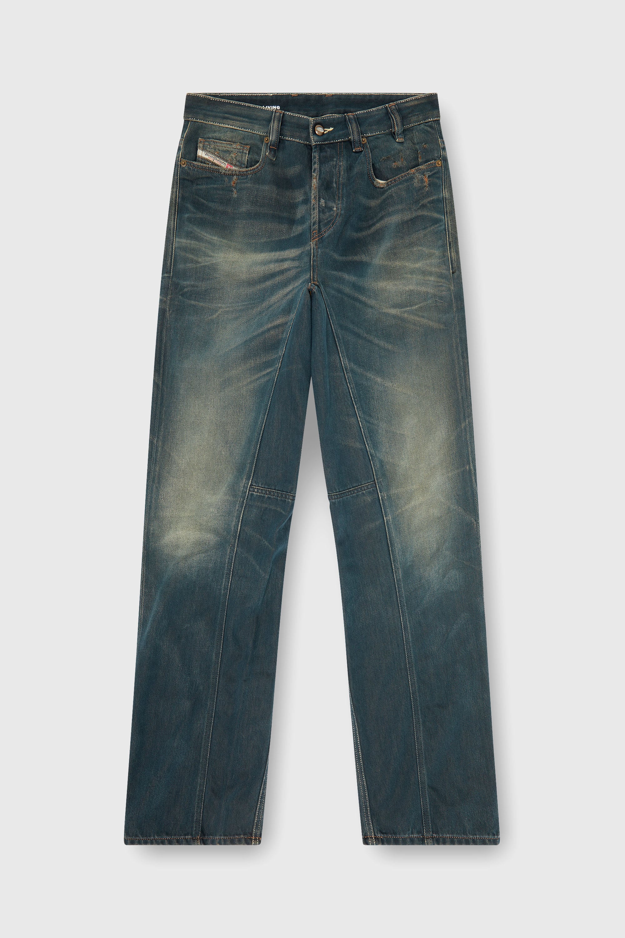 Diesel - Male's Relaxed Jeans 2001 D-Macro 09P85, Dark Blue - 6