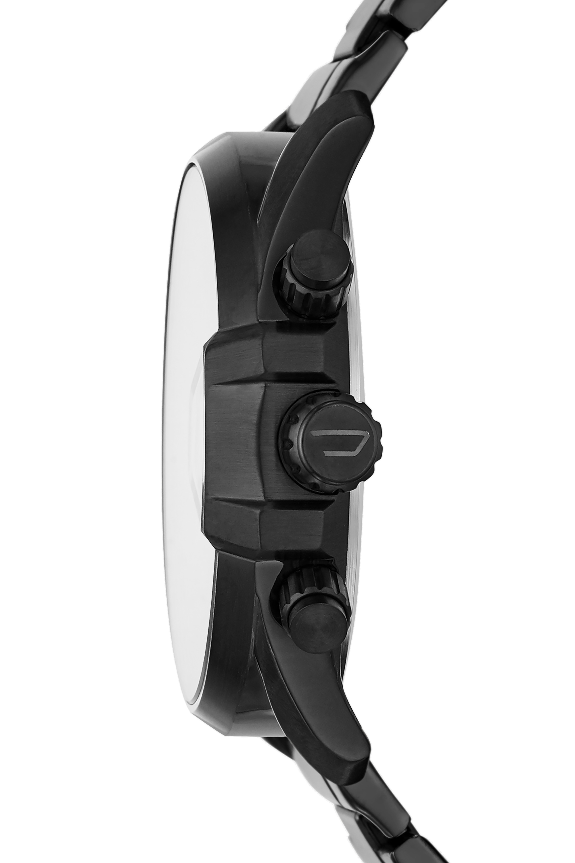 Diesel - DZ4489, Man's MS9 chronograph watch in black stainless steel in Black - 2