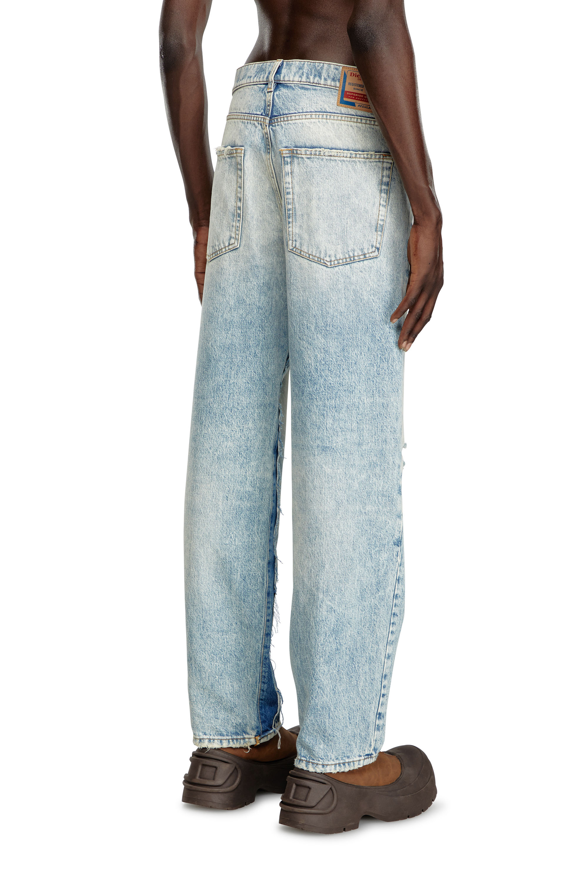Diesel - Male's Relaxed Jeans D-Fire 0AJEN, Light Blue - 4