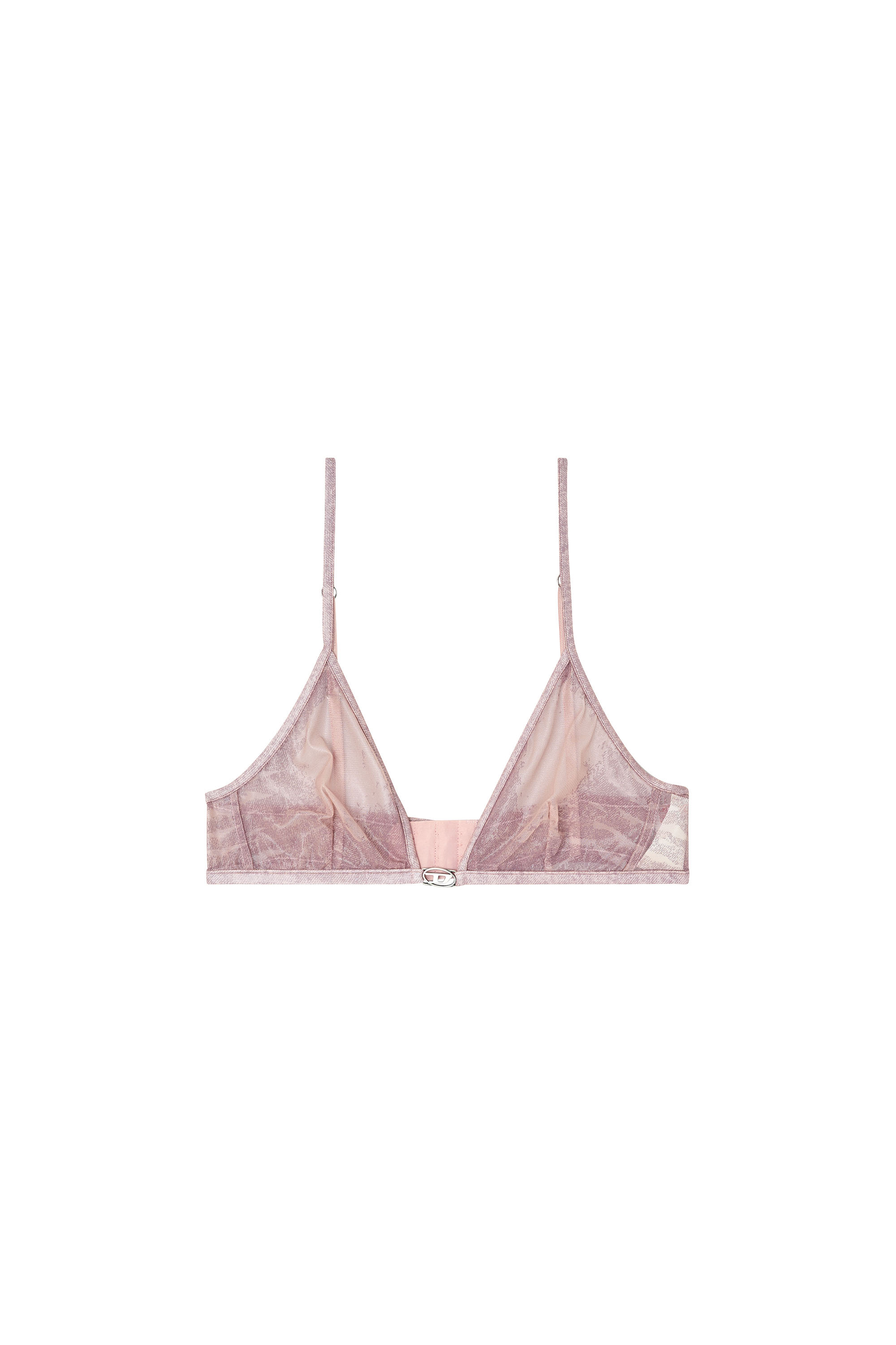 Diesel - LUNA-GFT, Female's Triangle nylon bra in Pink - 4