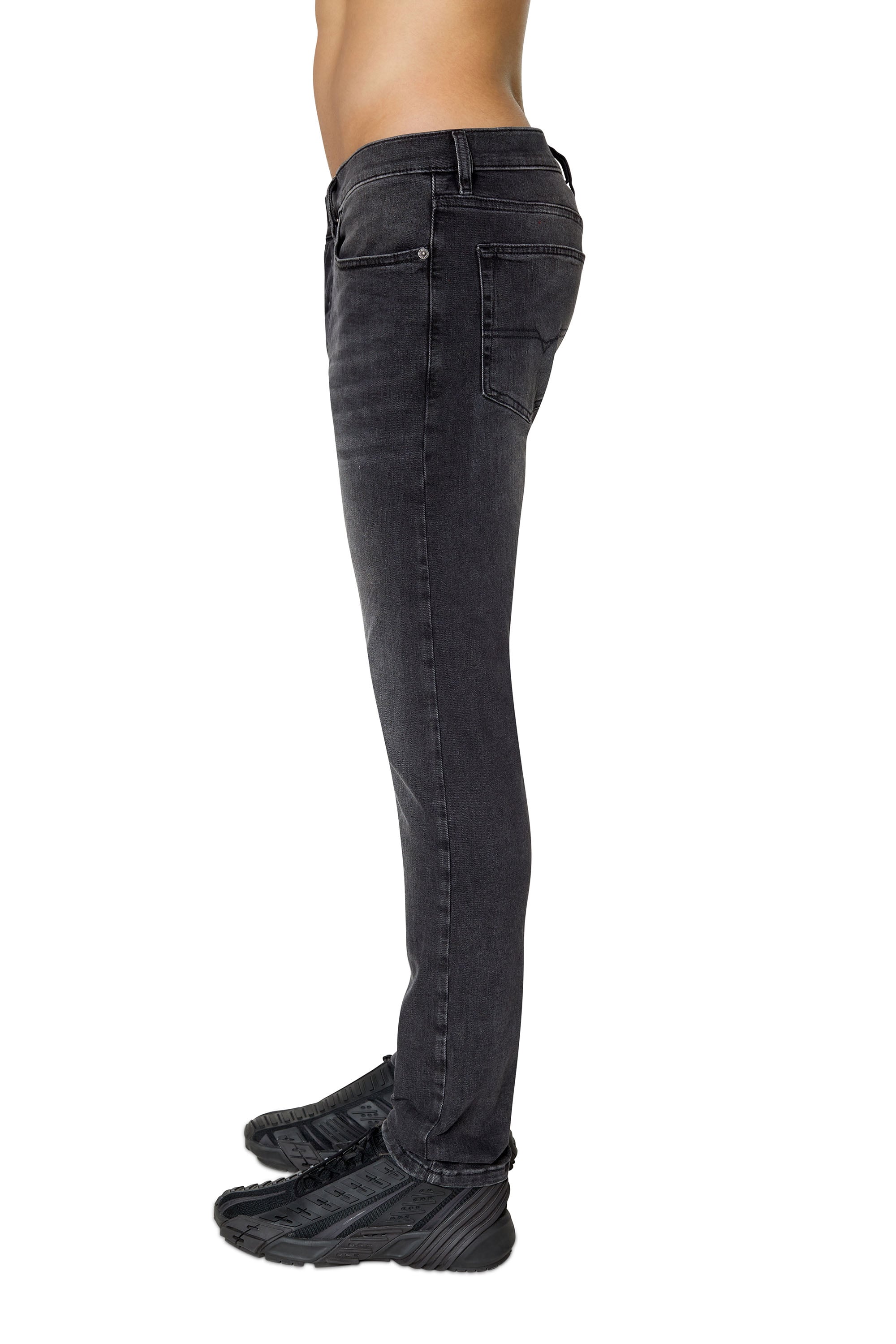 希少00s Diesel Luster coating skinny denim Men's Slim Jeans | Mid D-LusterBlack/Dark grey | Diesel US
