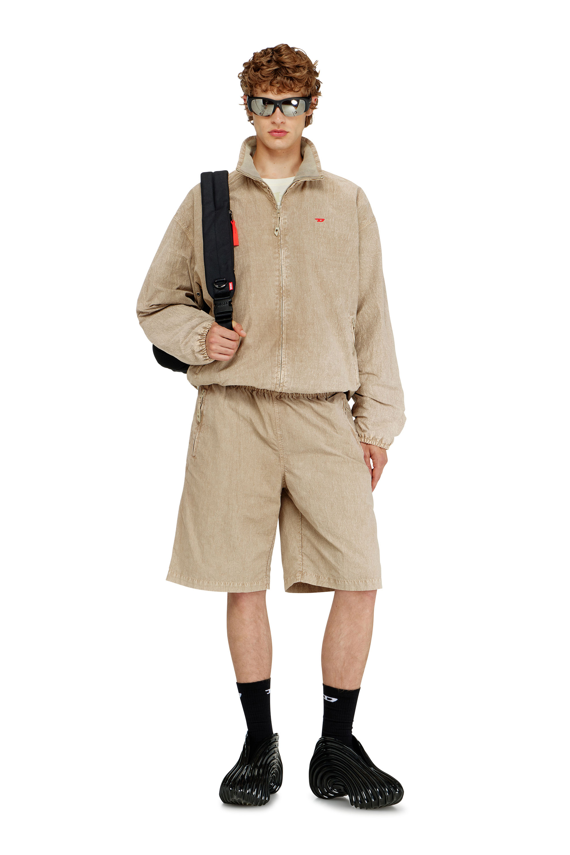 Diesel - J-CORSE-PLBH, Veste taslan trait&eacute;e avec finition sp&eacute;ciale Homme in ToBeDefined - 2