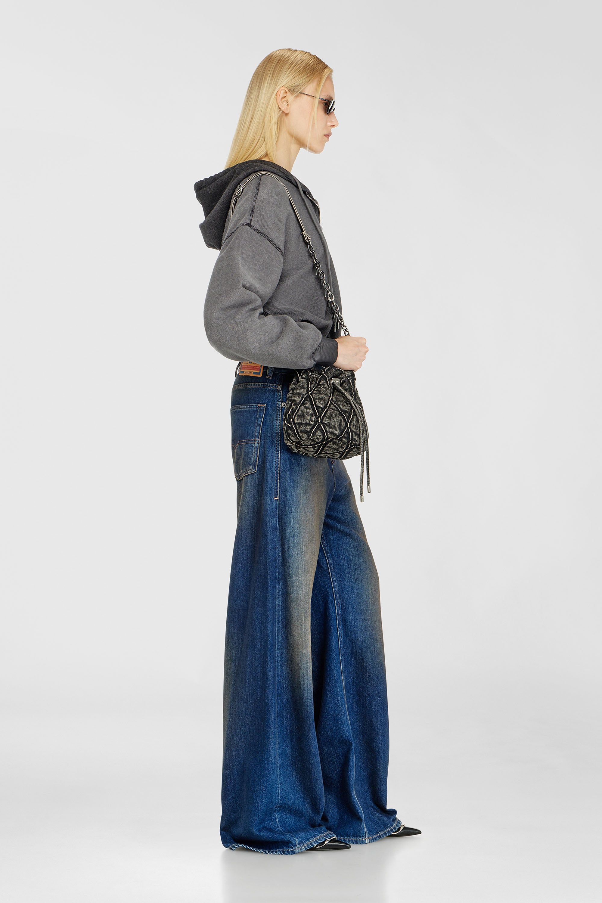 Diesel - Relaxed Jeans 1996 D-Sire 09P47 Femme, Bleu Fonc&eacute; - Image 2