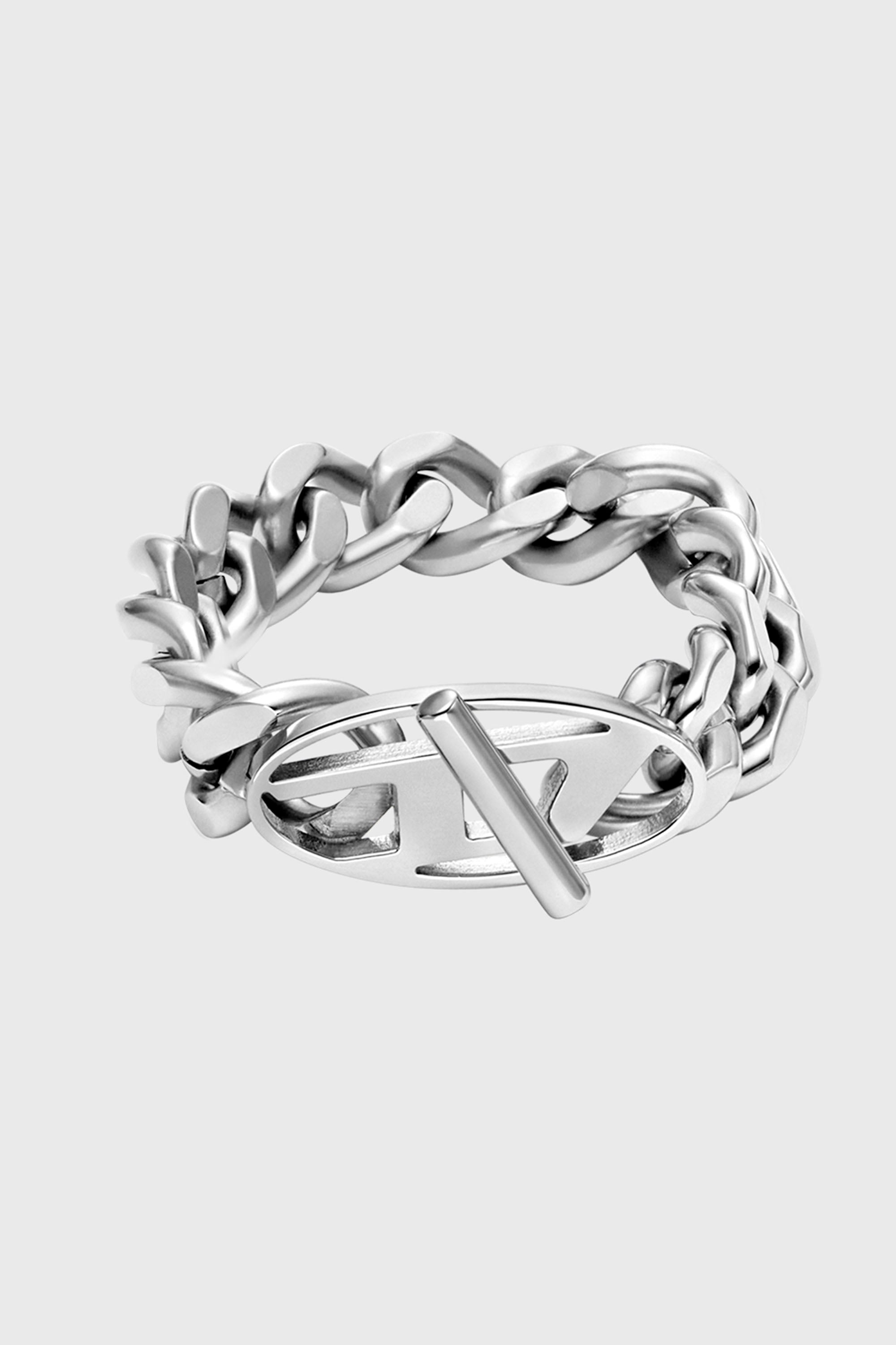 Diesel - DX1533040, Bague cha&icirc;ne souple en acier inoxydable Mixte in Gris argent&eacute; - 2