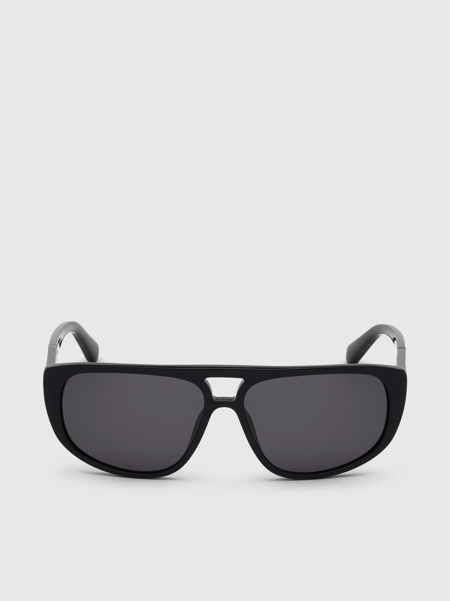 Diesel - DL0300, Man's Navigator sunglasses in acetate in Black - 1
