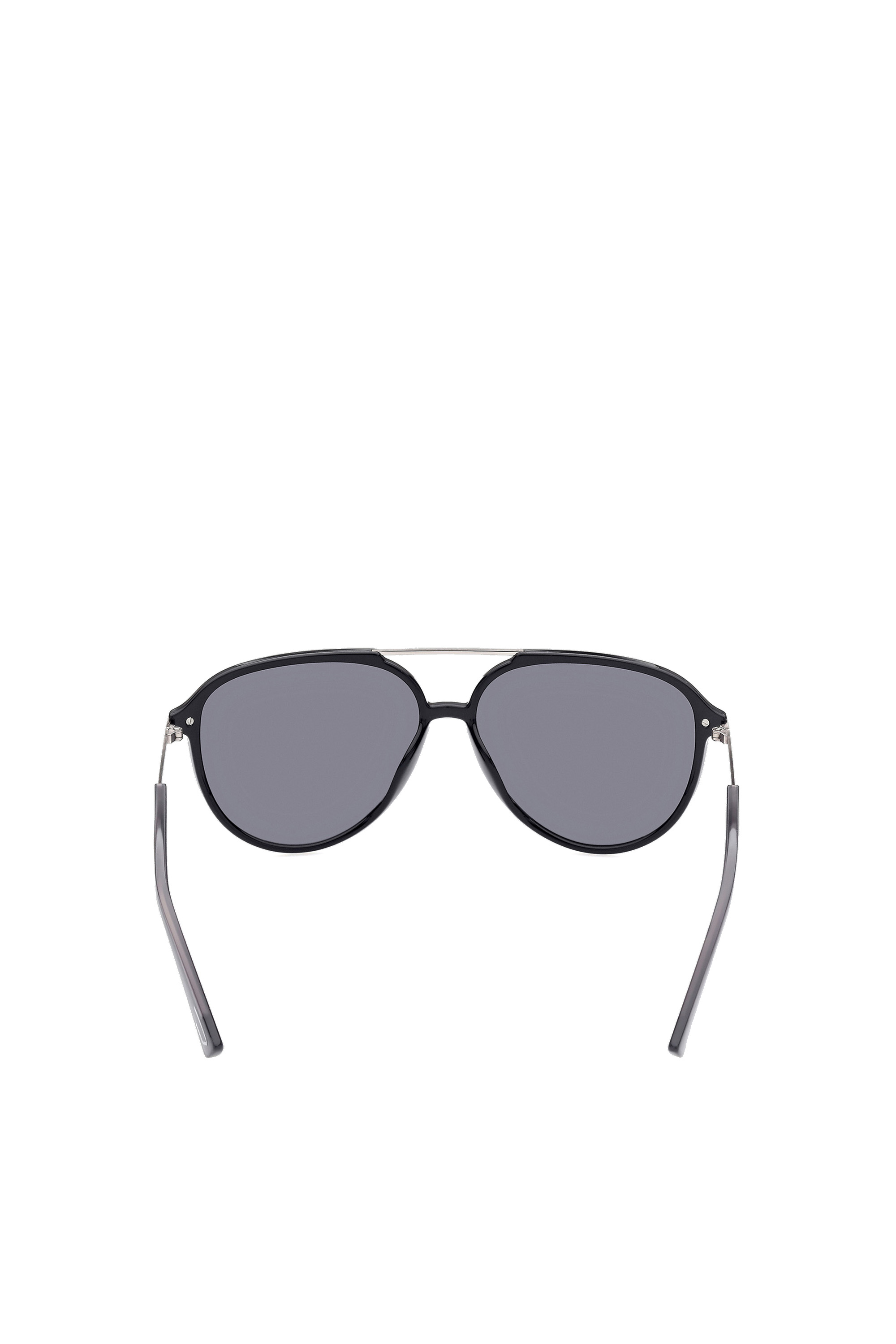 Diesel - DL0352, Man's Pilot sunglasses on a combo construction in Black - 3