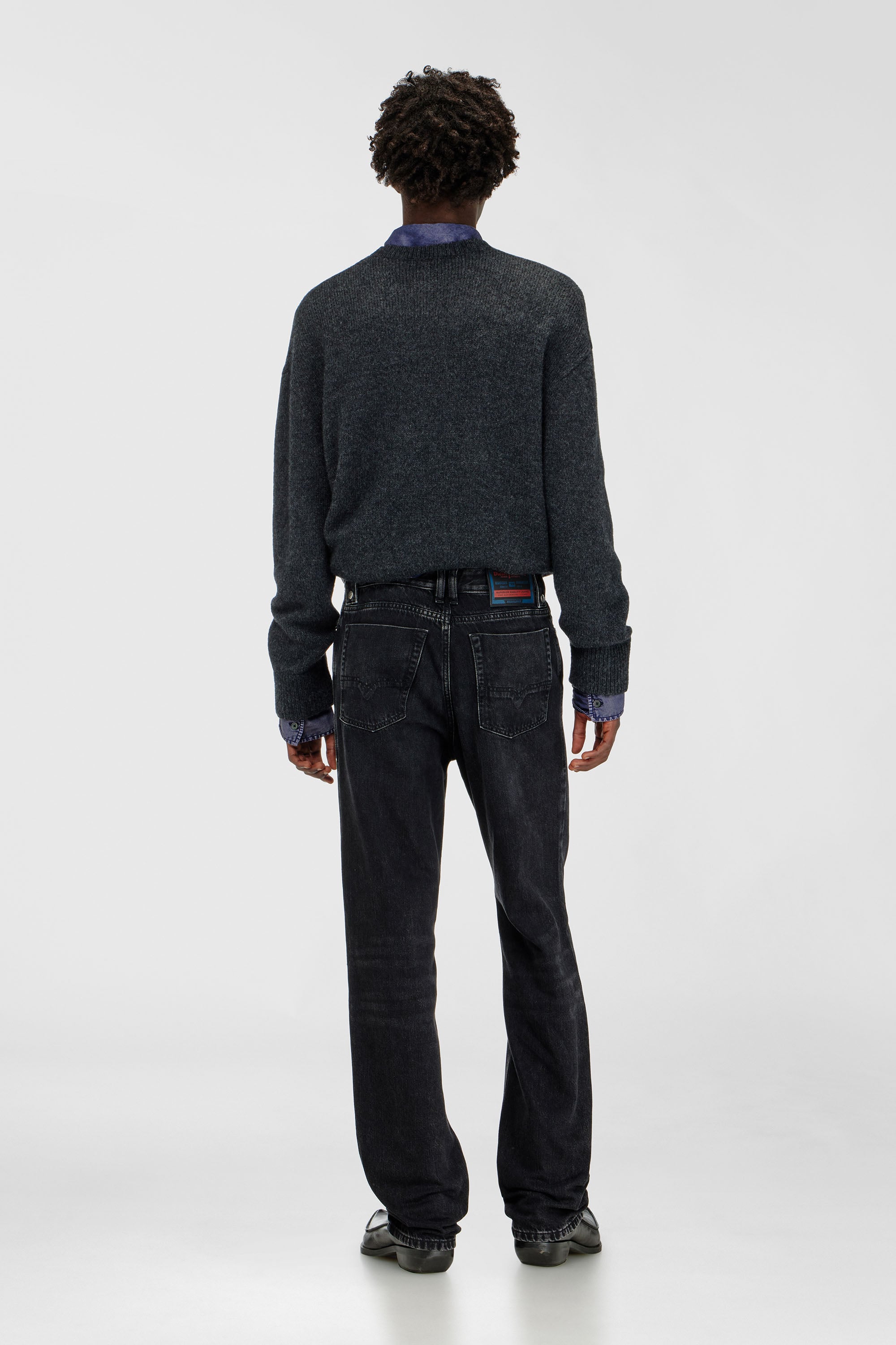 Diesel - Man's Regular Jeans 1991 D-Voeed 09P09, Black/Dark grey - 3