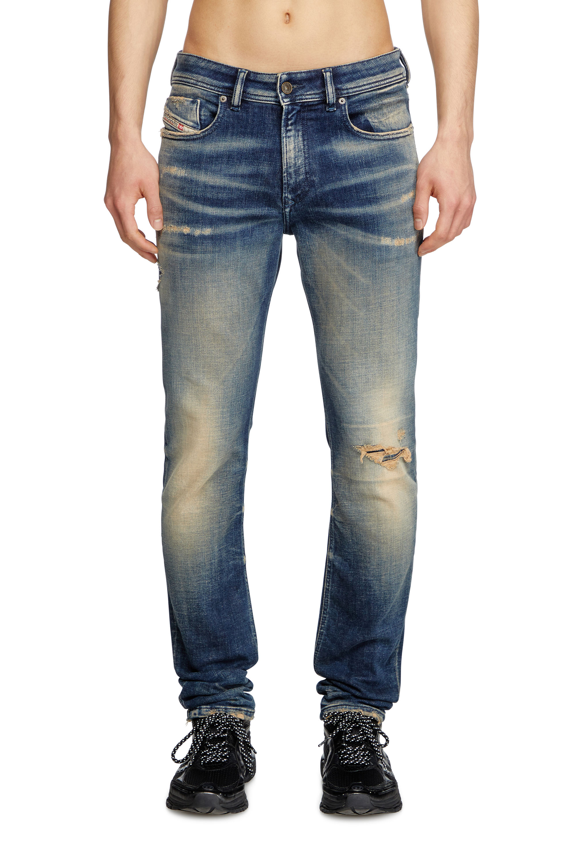 Diesel - Skinny Jeans 1979 Sleenker 09K74 Hombre, Azul Oscuro - 3