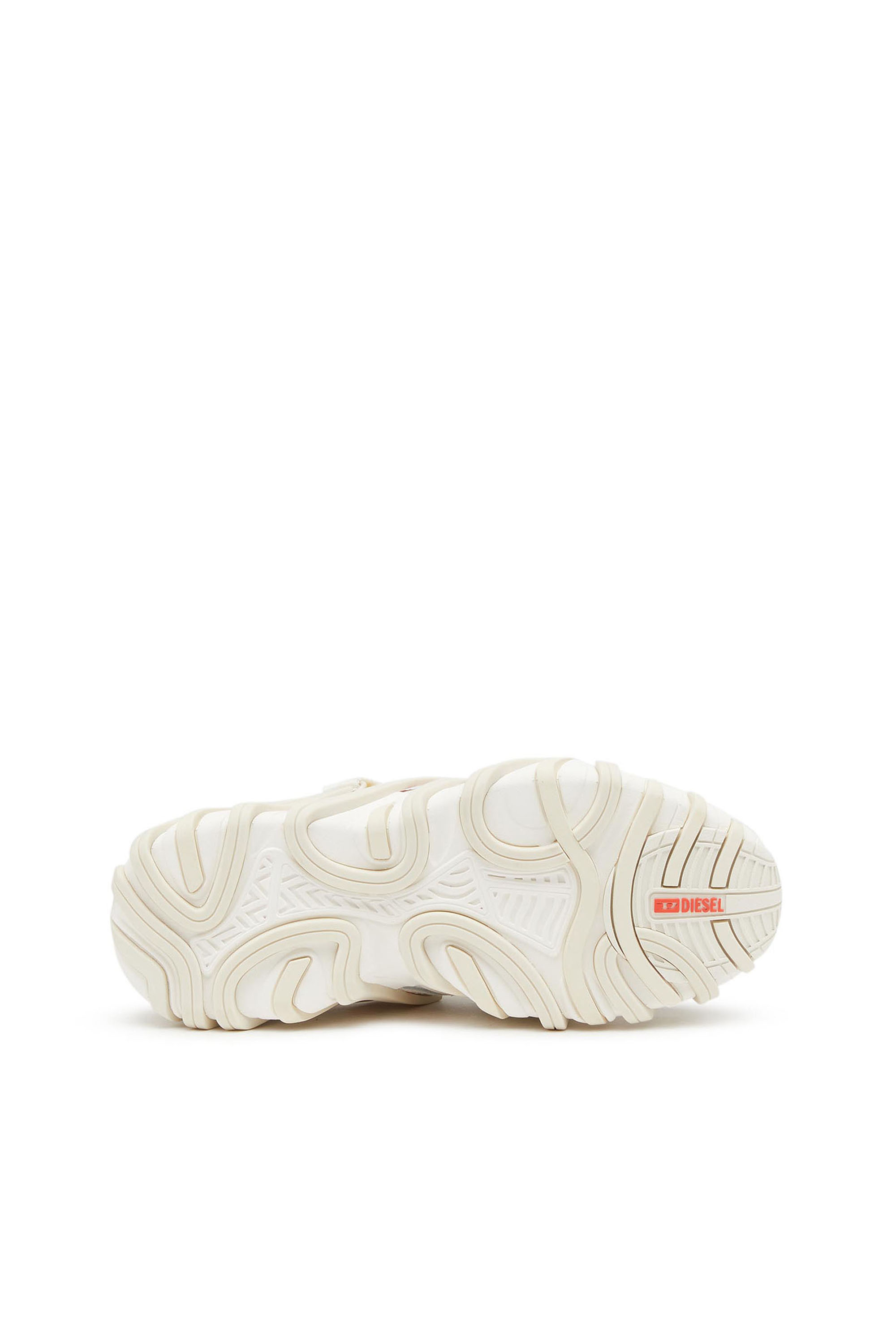 Diesel - S-PROTOTYPE-CR  W, S-Prototype-CR  W - Sneakers avec effet treillis en mesh et en cuir Femme in Polychrome - 5