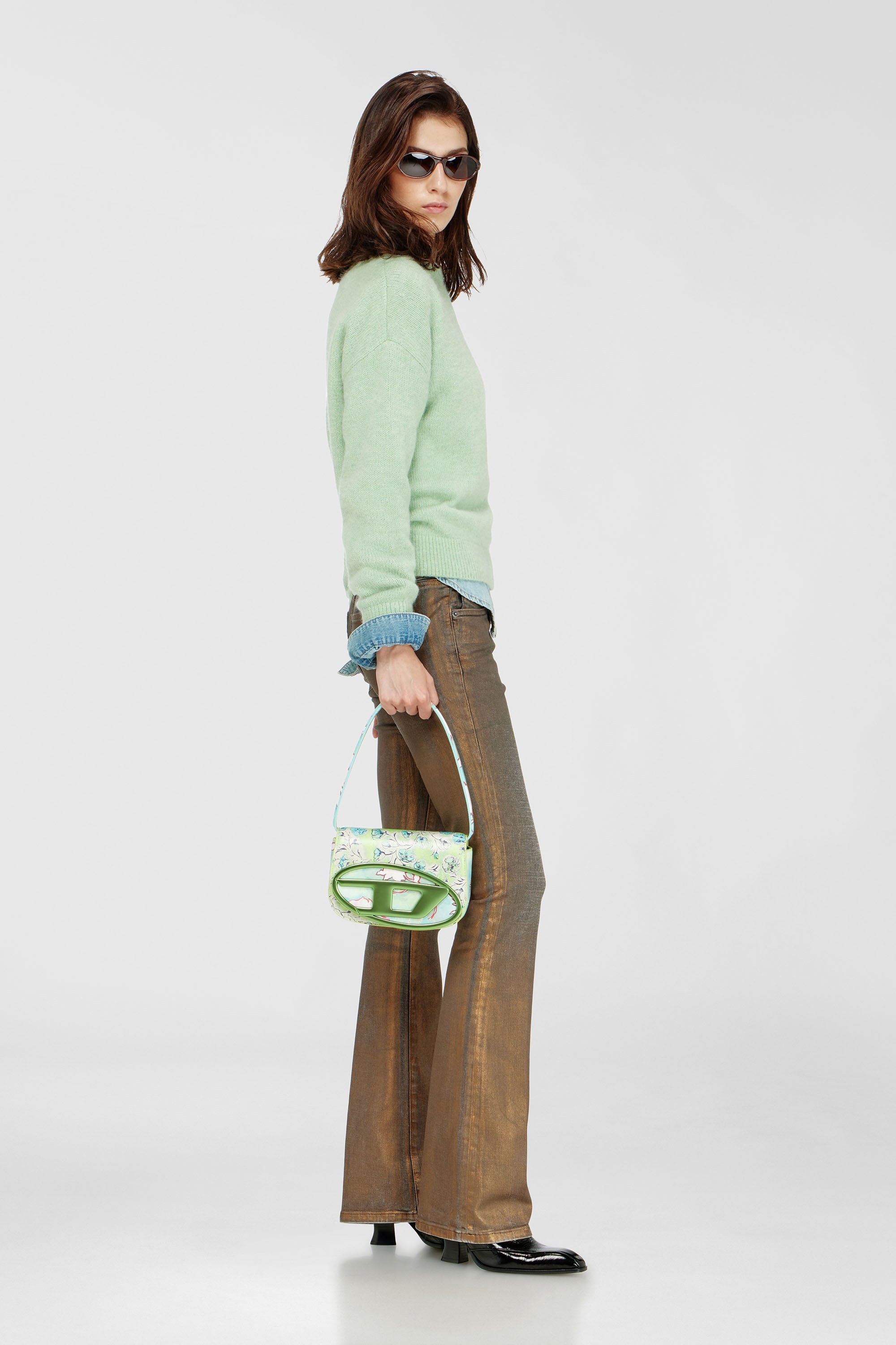 Diesel - 1DR, 1DR-Sac iconique &agrave; motif floral Femme in Vert - 1