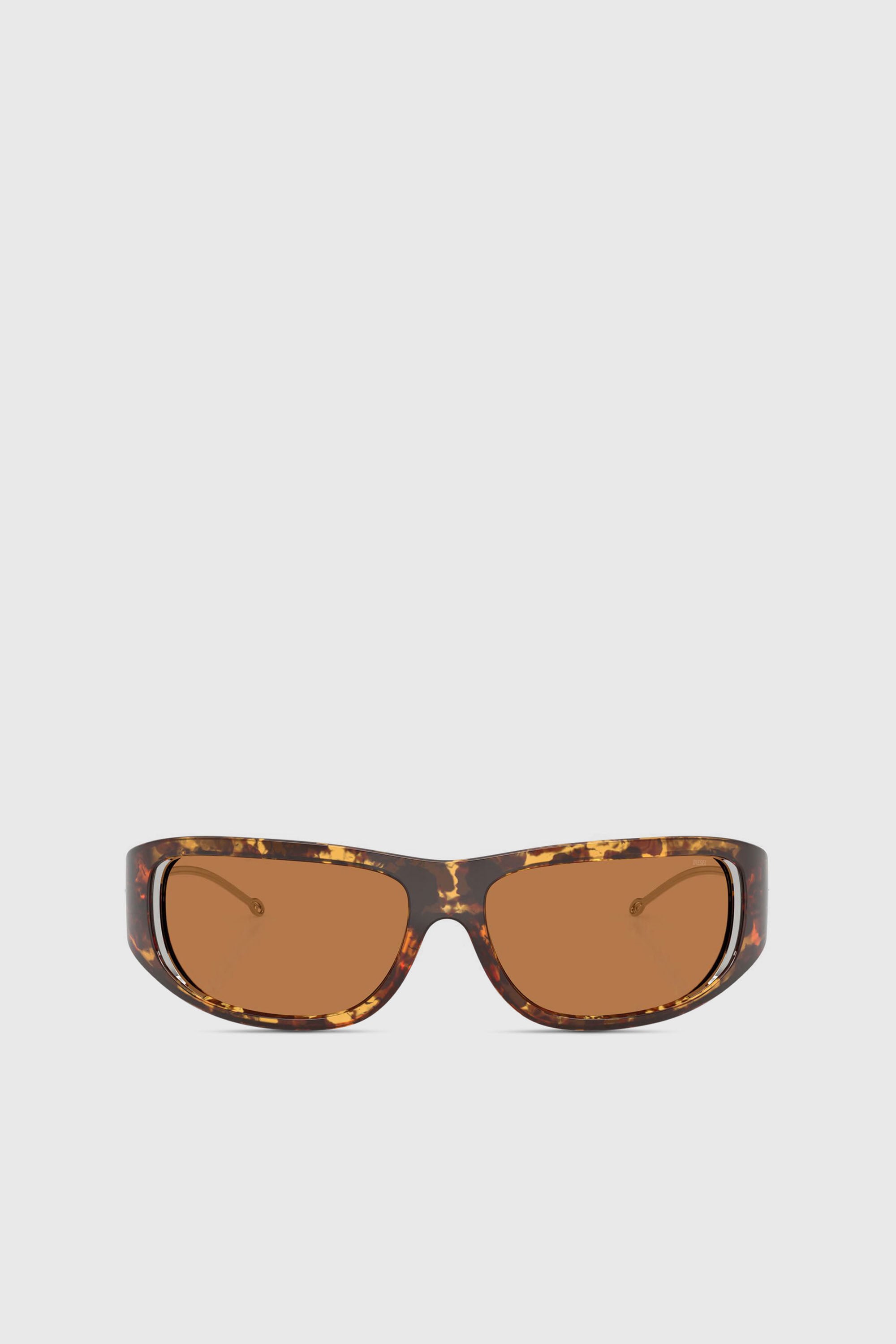 Diesel - 0DL3001 SIZE 61, Lunettas de soleil de style enveloppant Mixte in Marron - 1