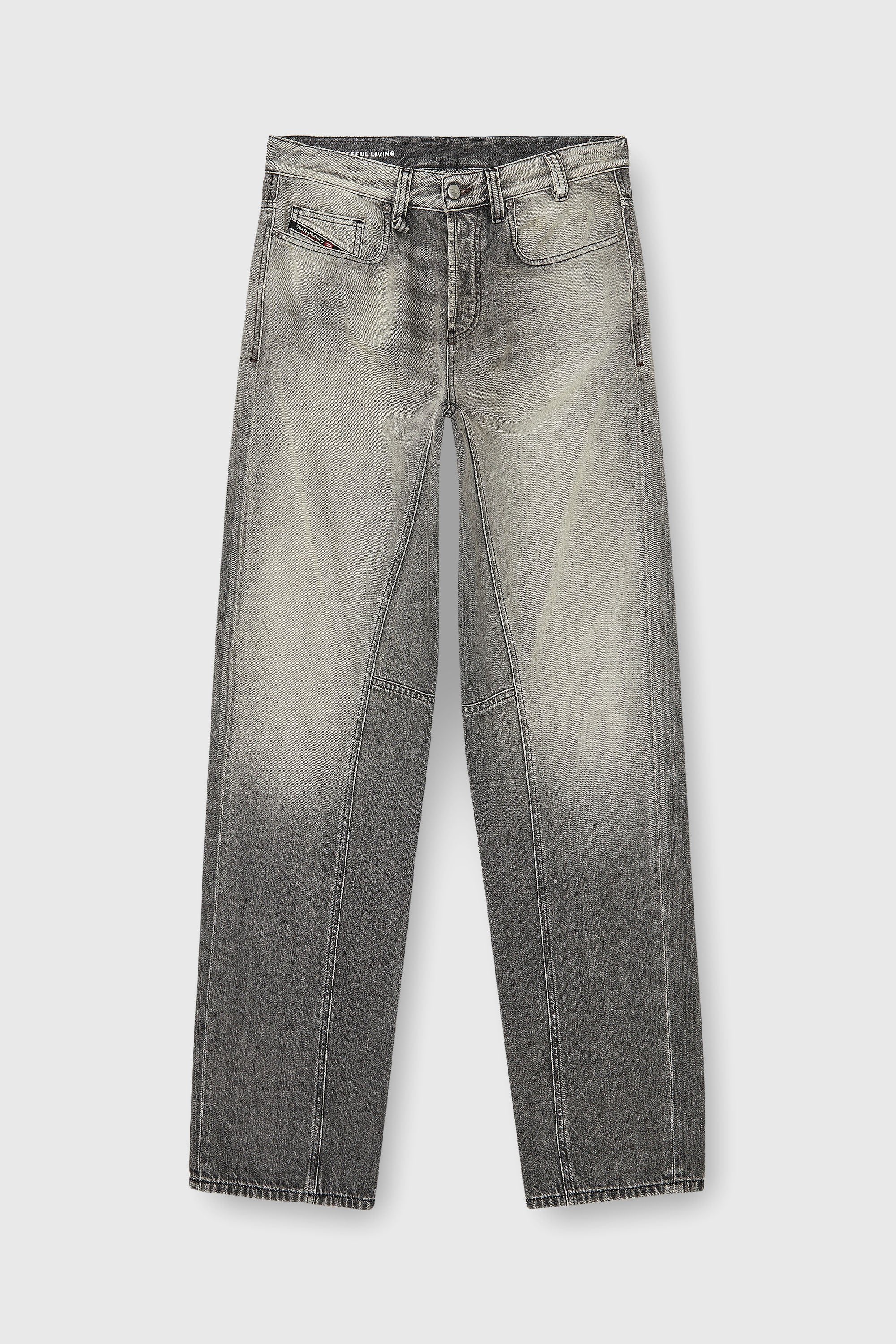 Diesel - Male's Relaxed Jeans 2001 D-Macro 09P56, Grey - 2