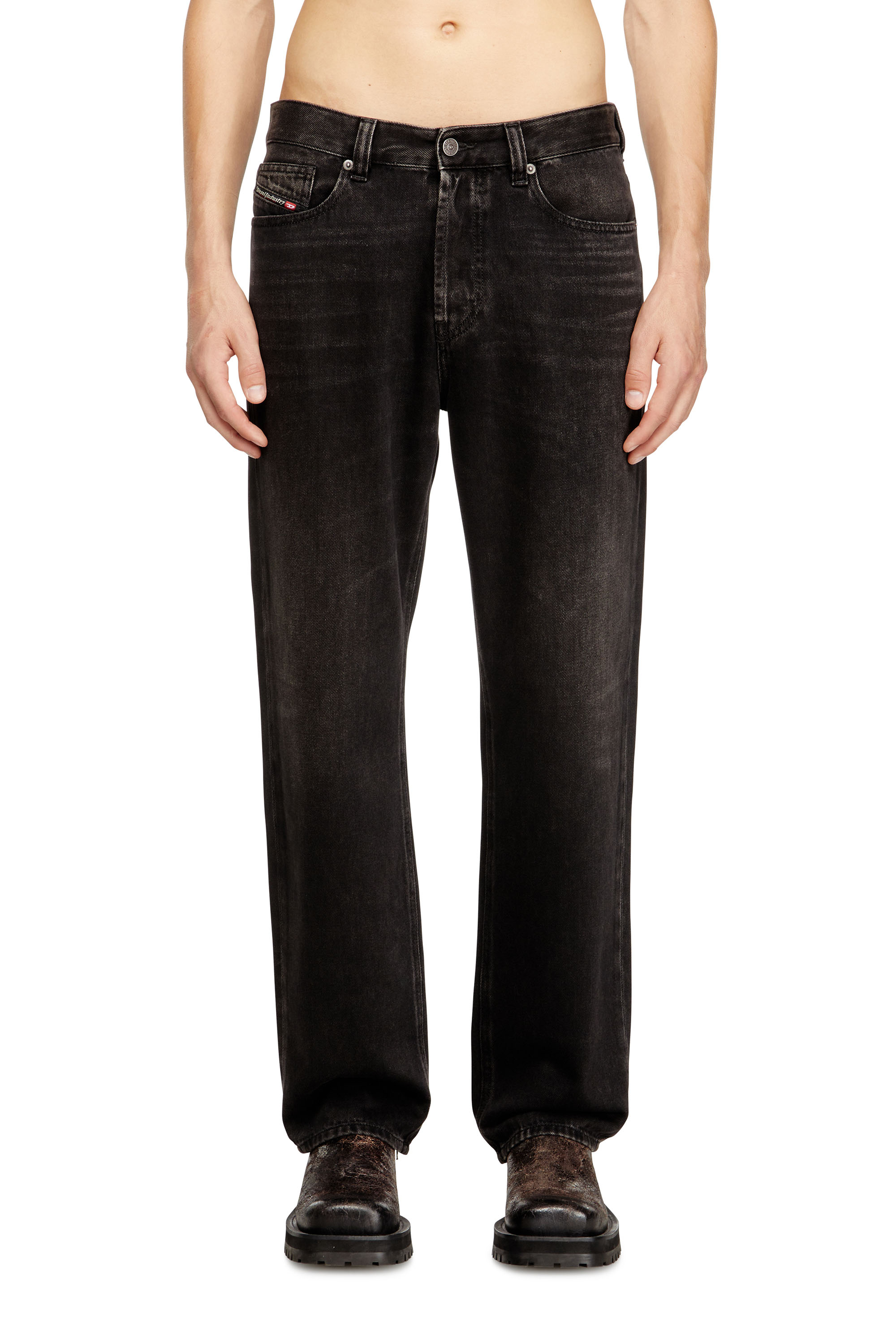 Diesel - Man's Regular Jeans 2024 D-Macs 09J96, Black/Dark grey - 1