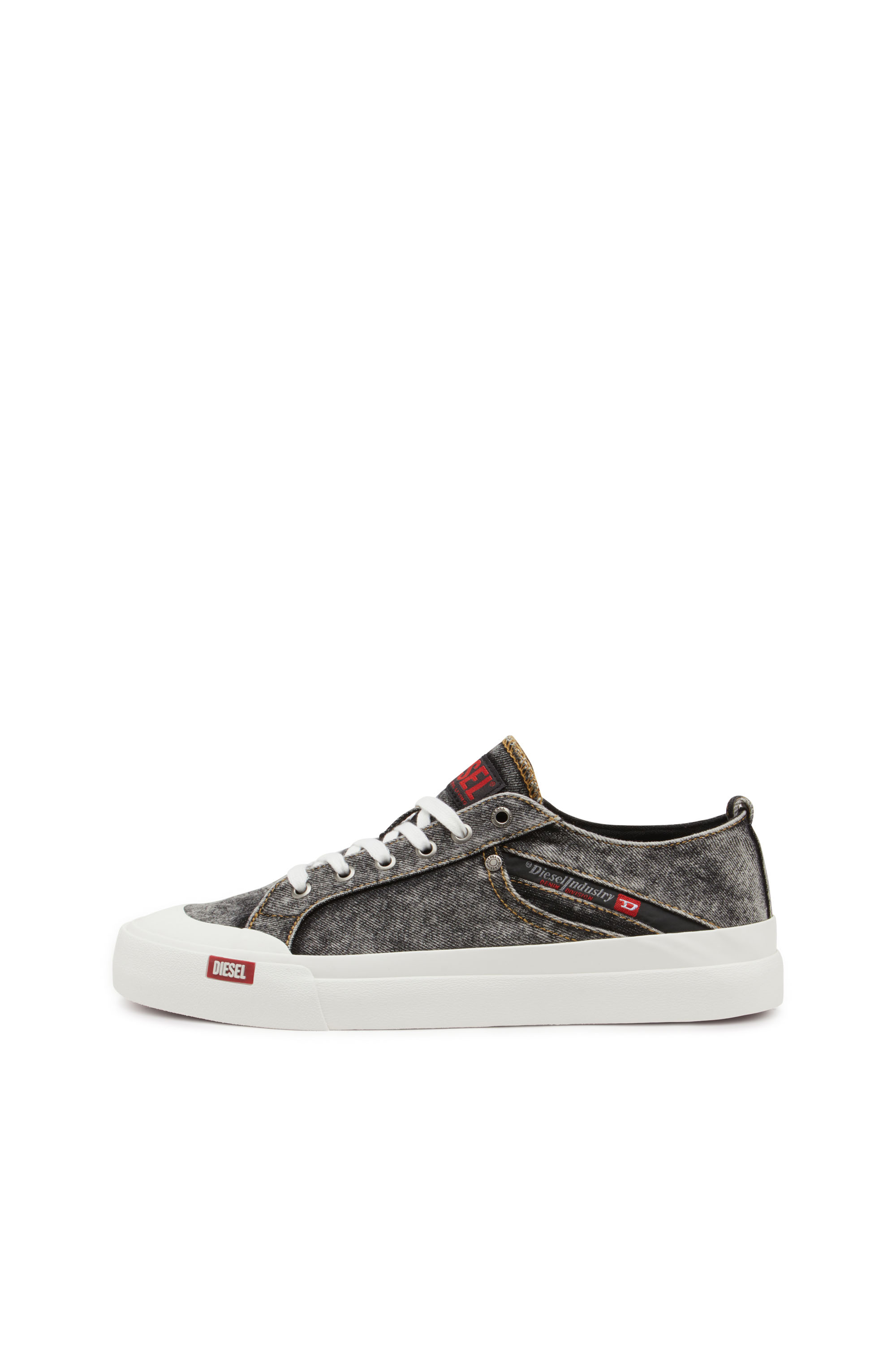 Diesel - S-ATHOS NMD LOW, Man's S-Athos-Denim sneakers with pocket detail in Black - 2