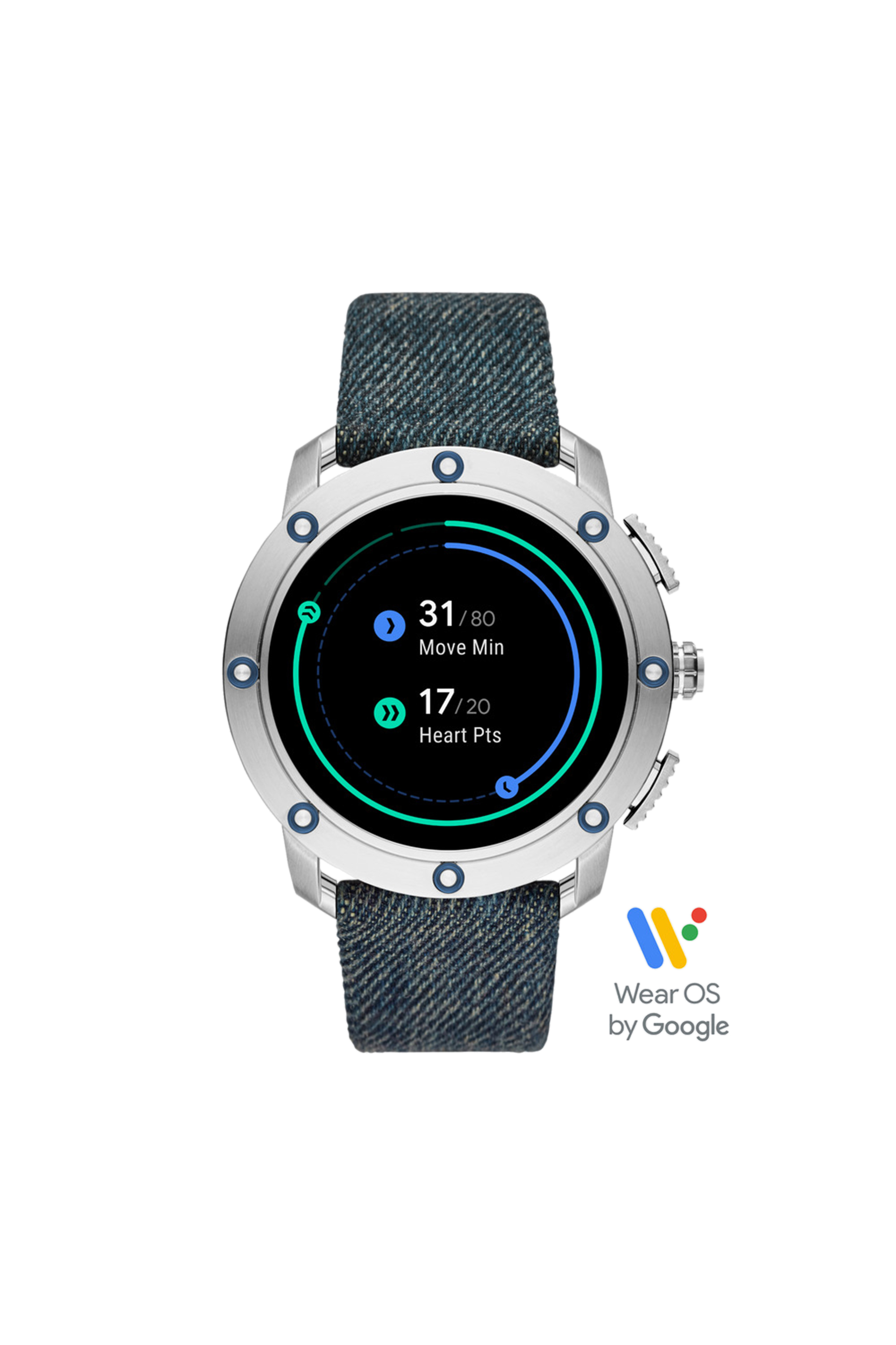 DT2015 Axial Smartwatch - Blue Denim | Diesel