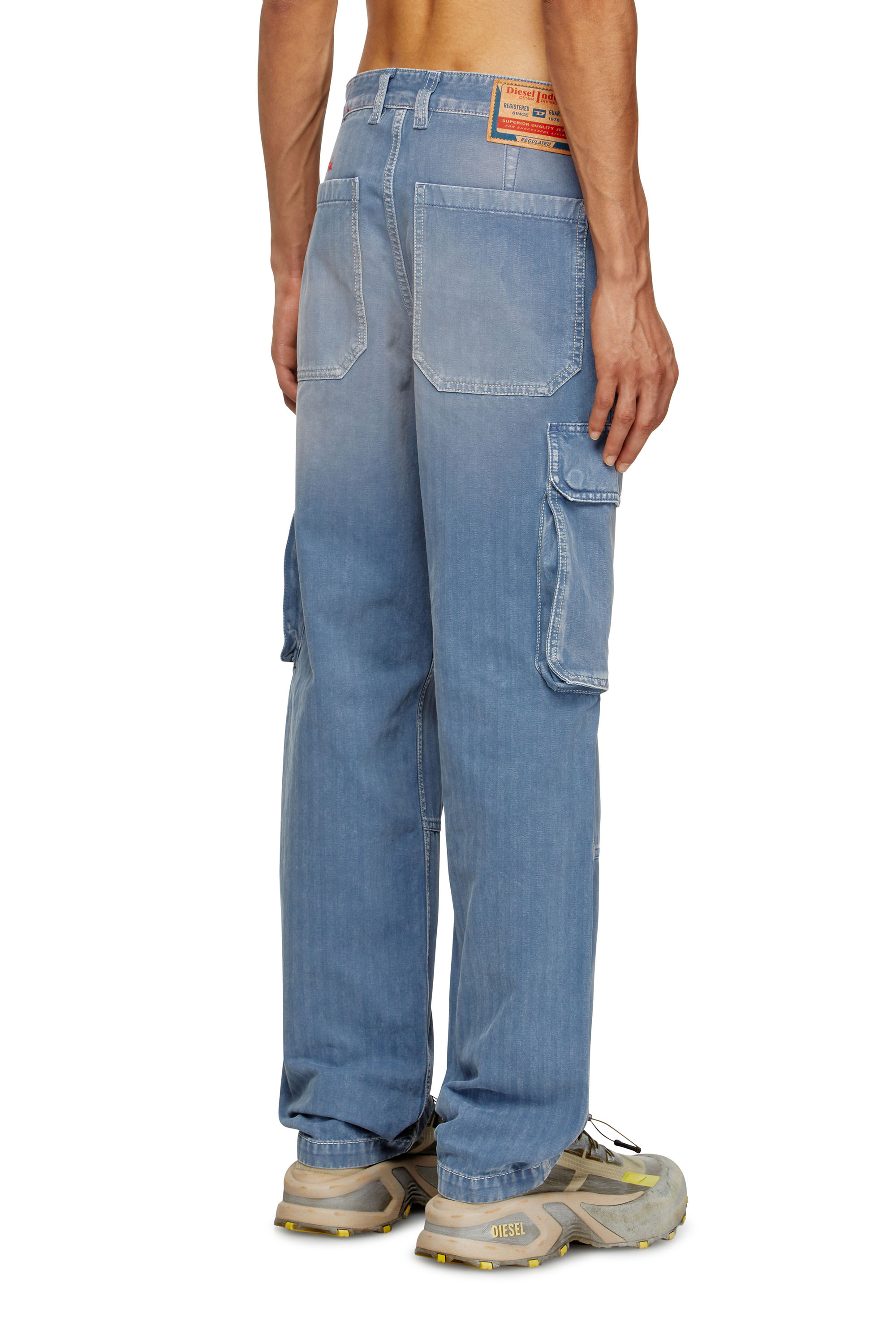 Diesel - Regular Jeans D-Uty 09M93 Homme, Bleu - Image 4