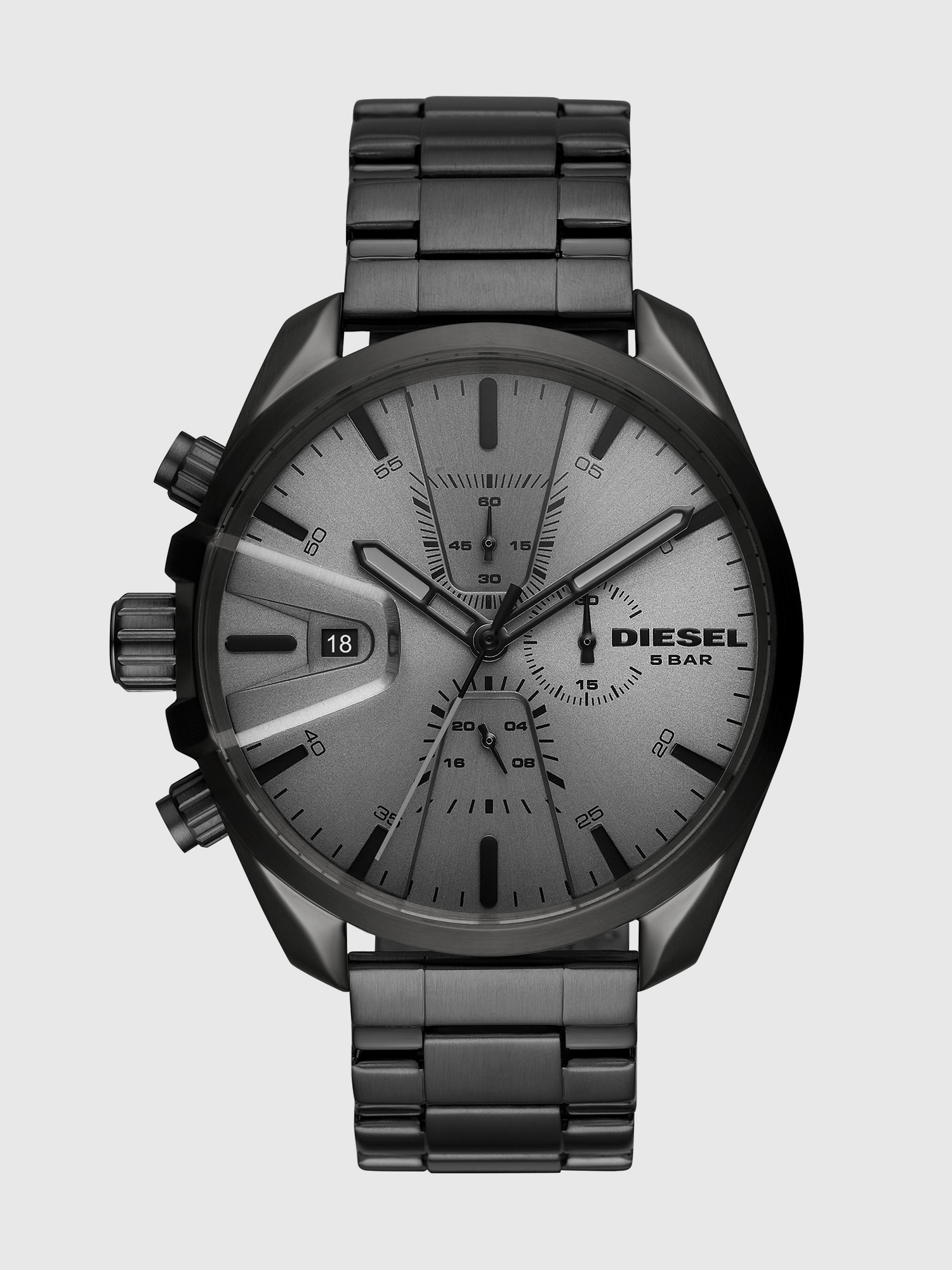 DZ4484 Man: Ms9 Chrono gray single-link strap watch, 47 mm