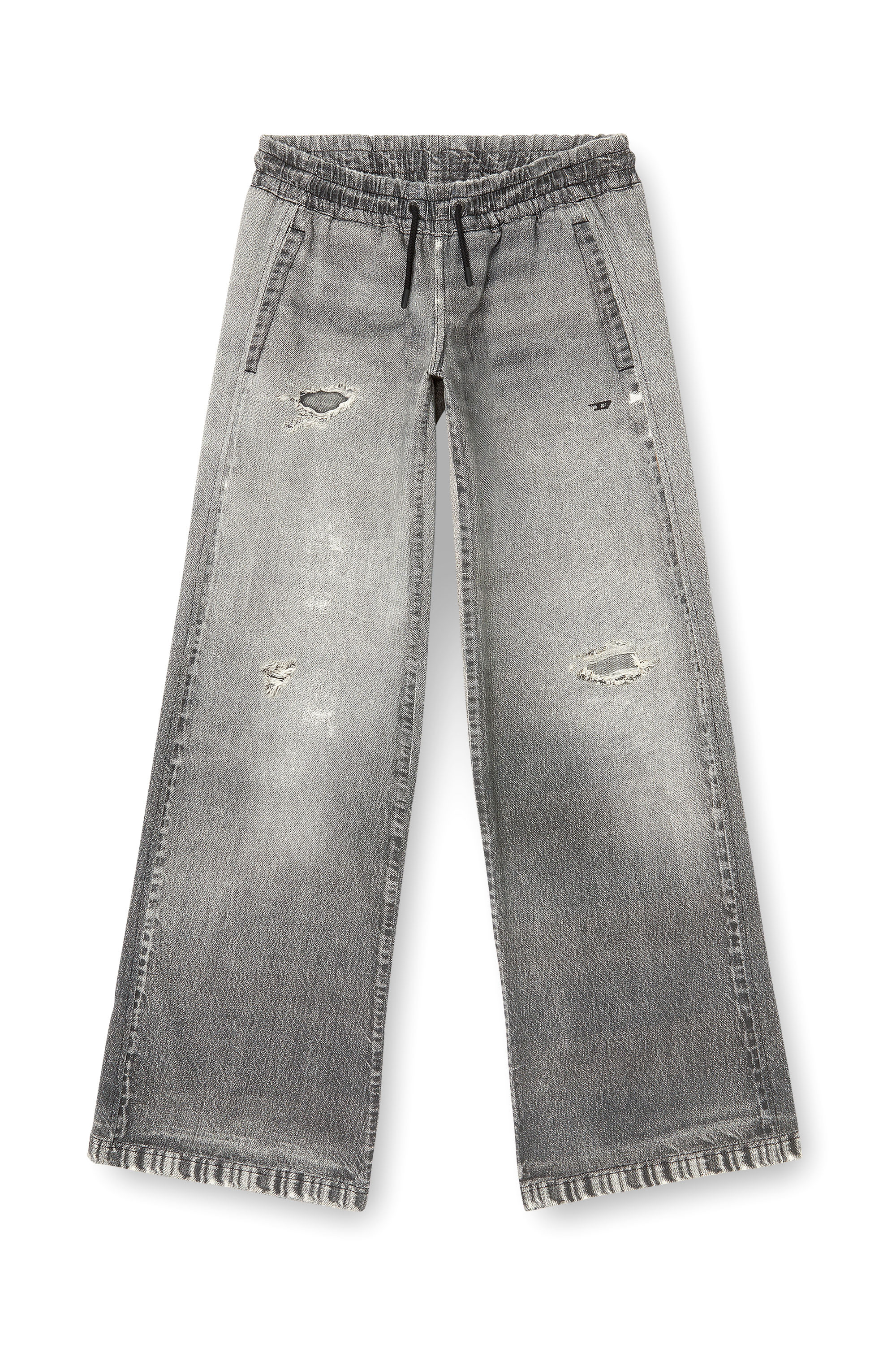 Diesel - Woman's Relaxed 2078 D-Ainty Joggjeans® 068US, Grey - 3