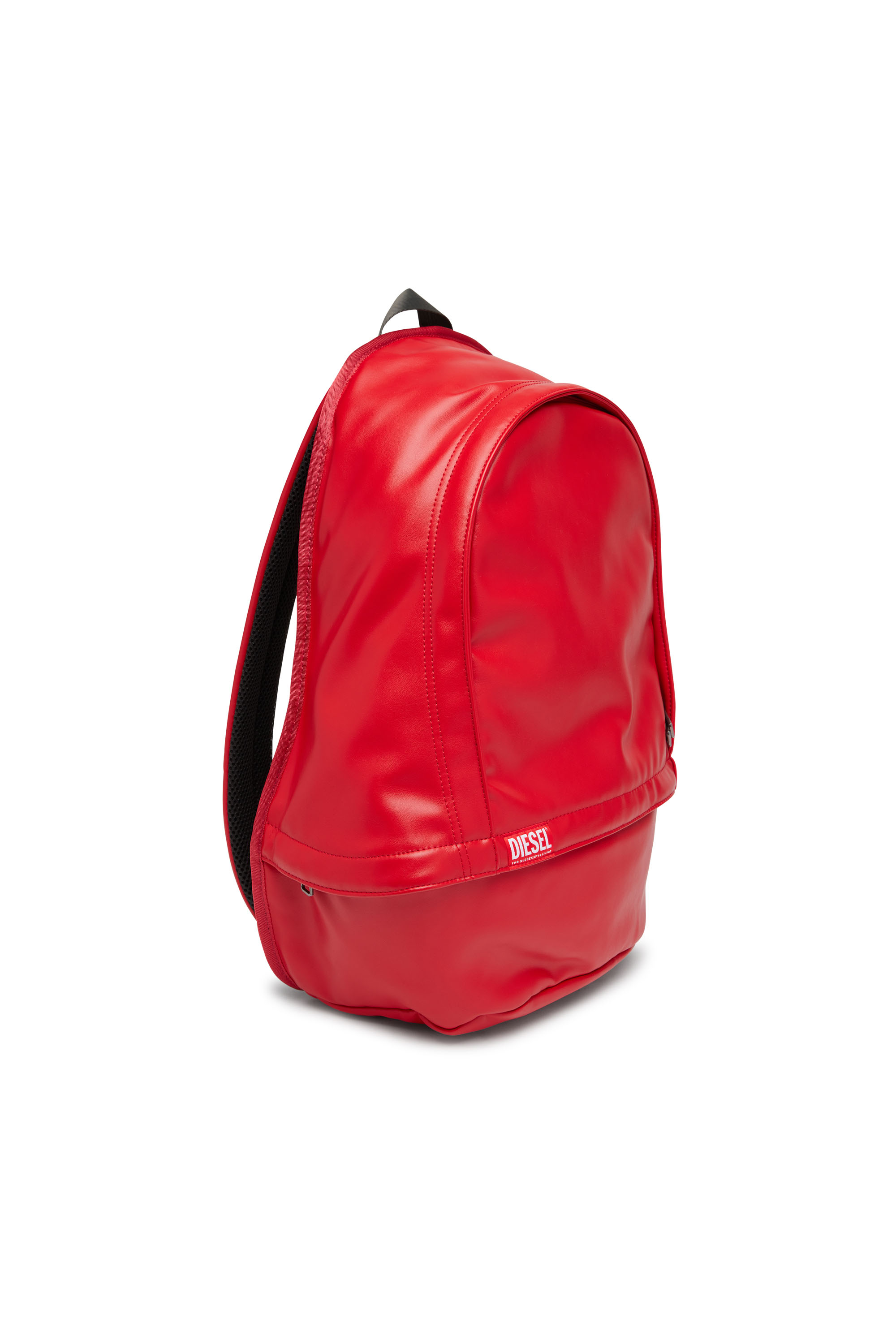 Diesel - RAVE BACKPACK, Man's Rave Backpack - Backpack in recycled materials in Red - 5