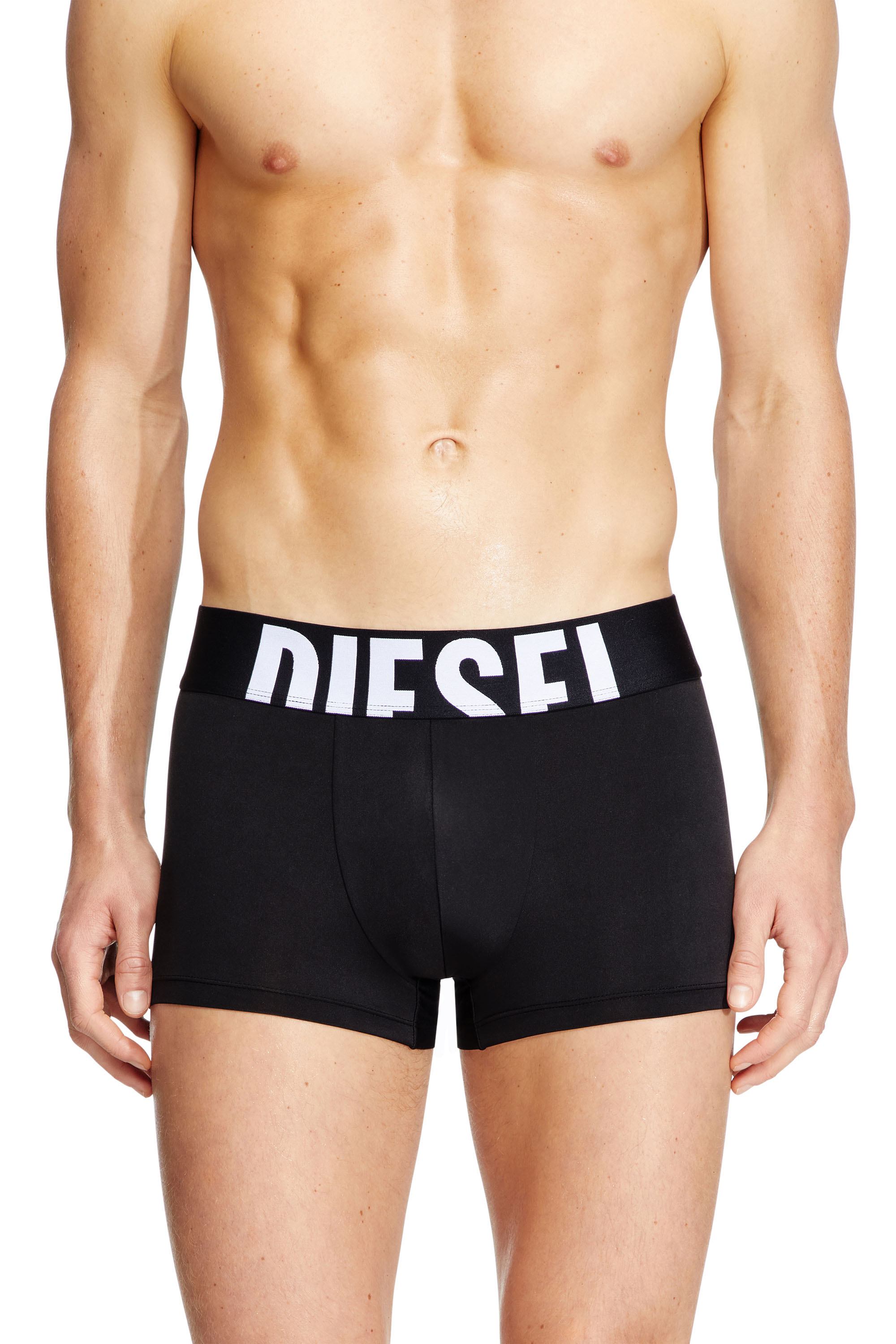 Diesel - DAMIEN-D-POP-3PACK-55, Man's Three-pack boxer briefs in microfibre in Black - 1