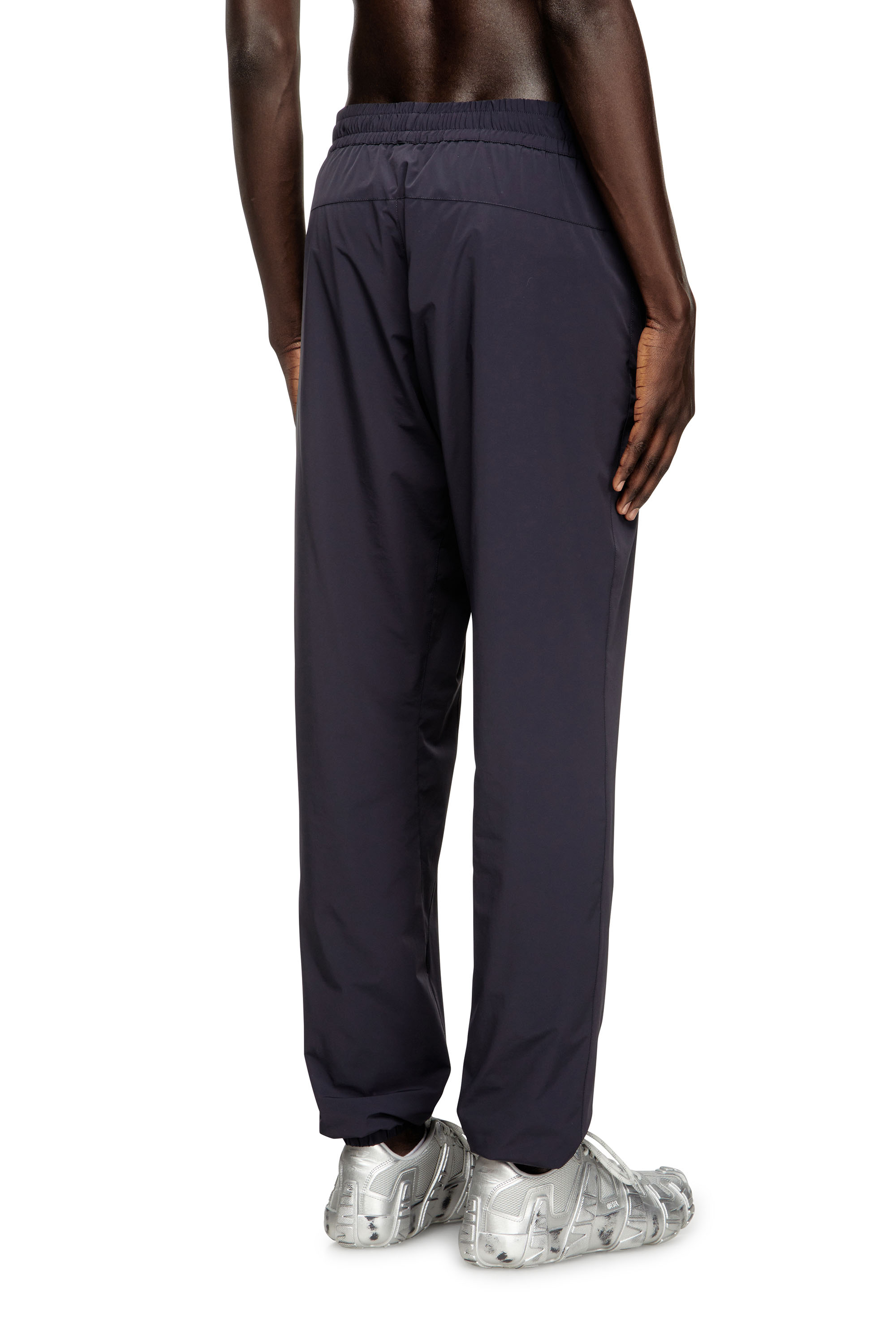 Diesel - P-ARDO-LONG, Man's Trousers in bi-stretch nylon in Dark Blue - 3