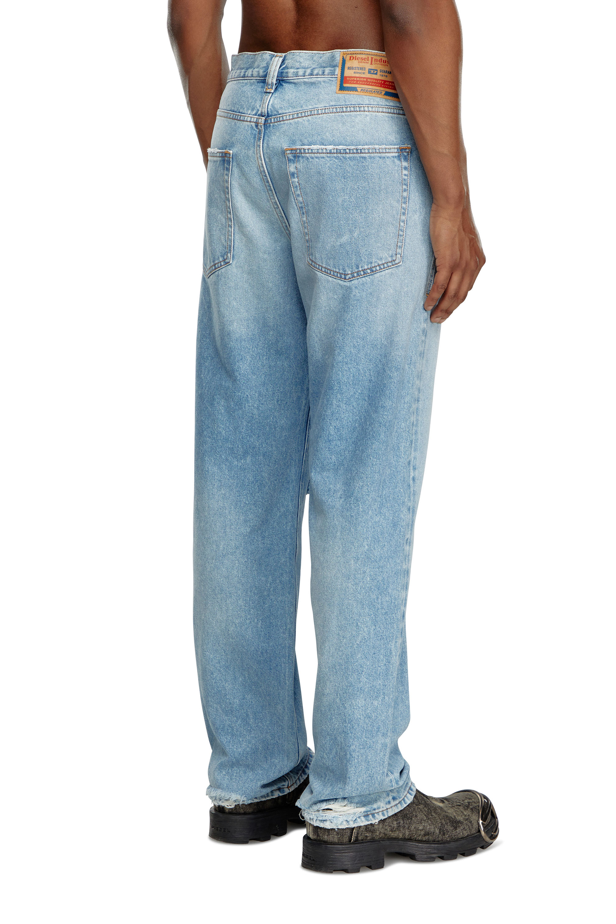 Diesel - Male's Regular Jeans 2024 D-Macs 09J80, Light Blue - 4