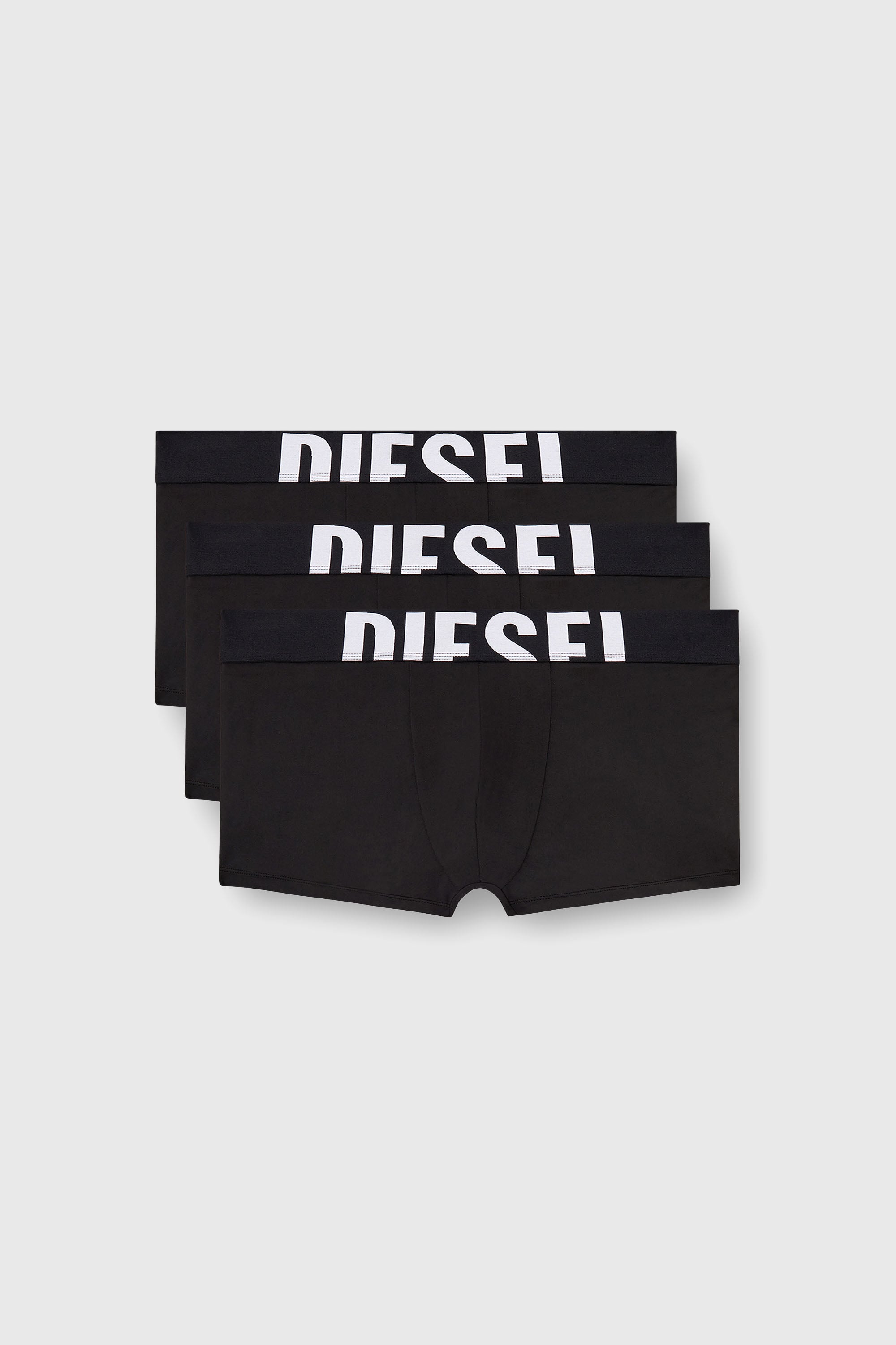 Diesel - DAMIEN-D-POP-3PACK-55, Male's Three-pack boxer briefs in microfibre in Black - 1