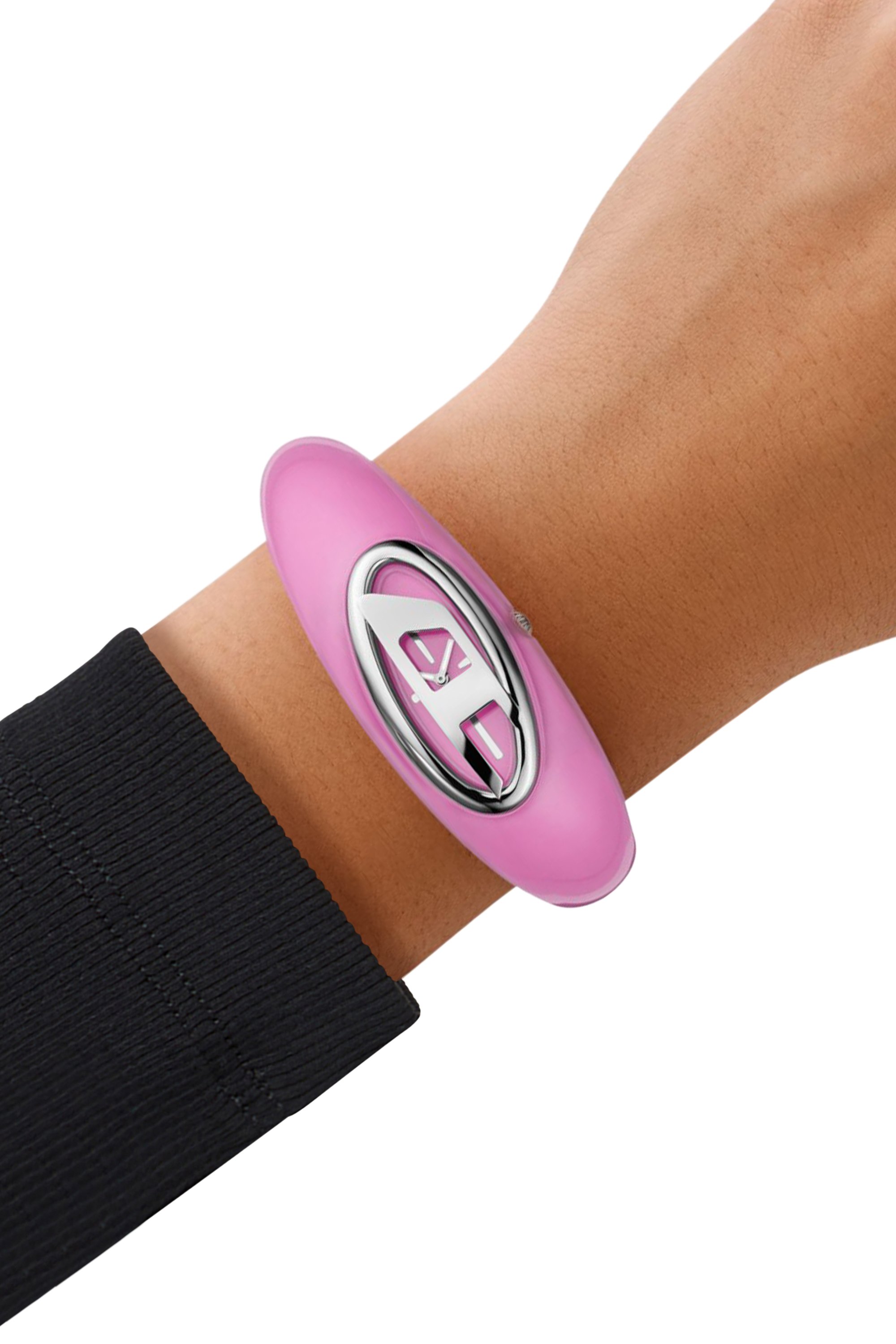 Diesel - DZ5617 WATCH, Female's Wonder-D nylon resin watch in Pink - 4