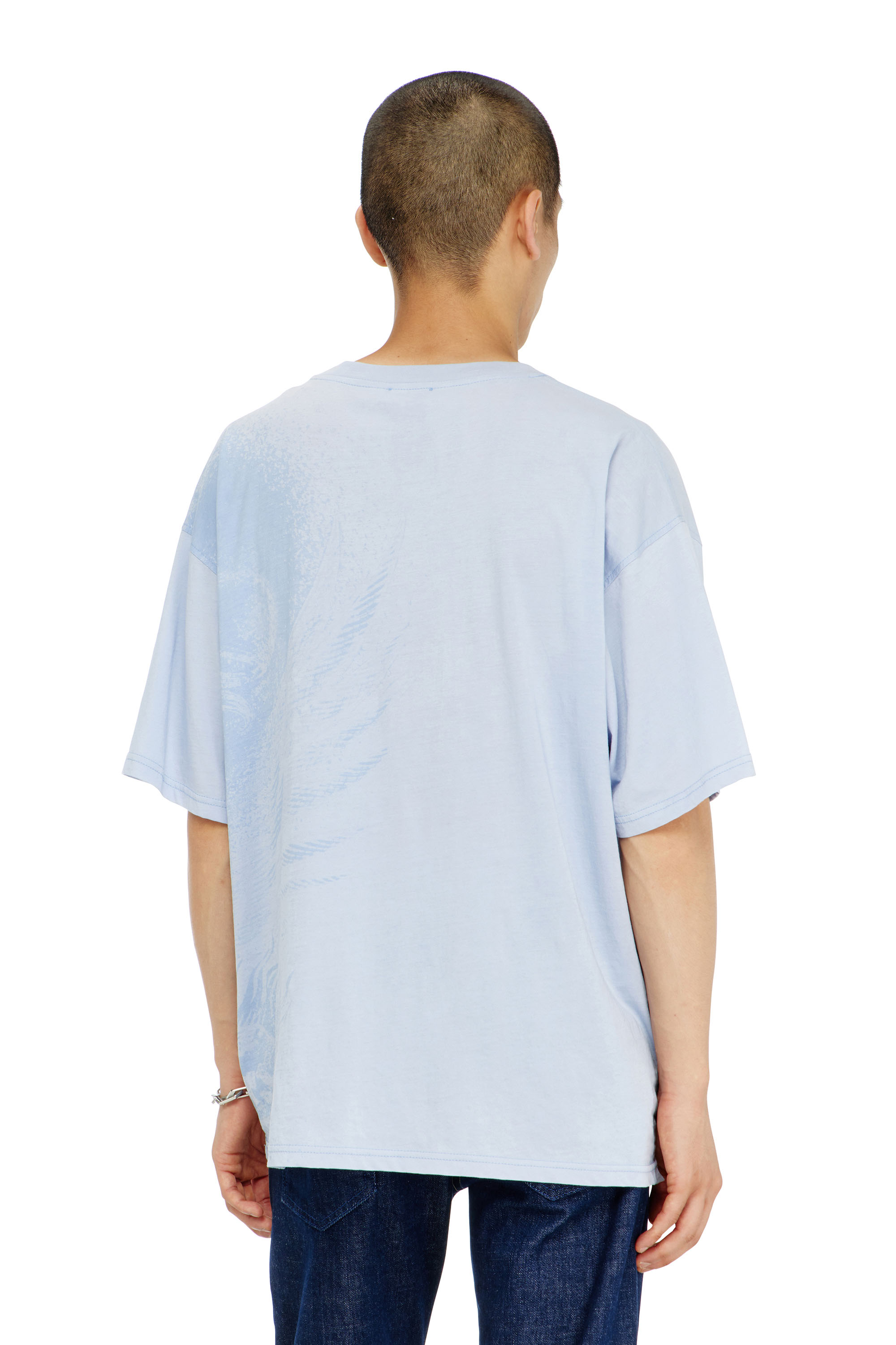 Diesel - T-BOXT-AA3, Camiseta de corte relajado con estampados de Hombre in Azul marino - 4