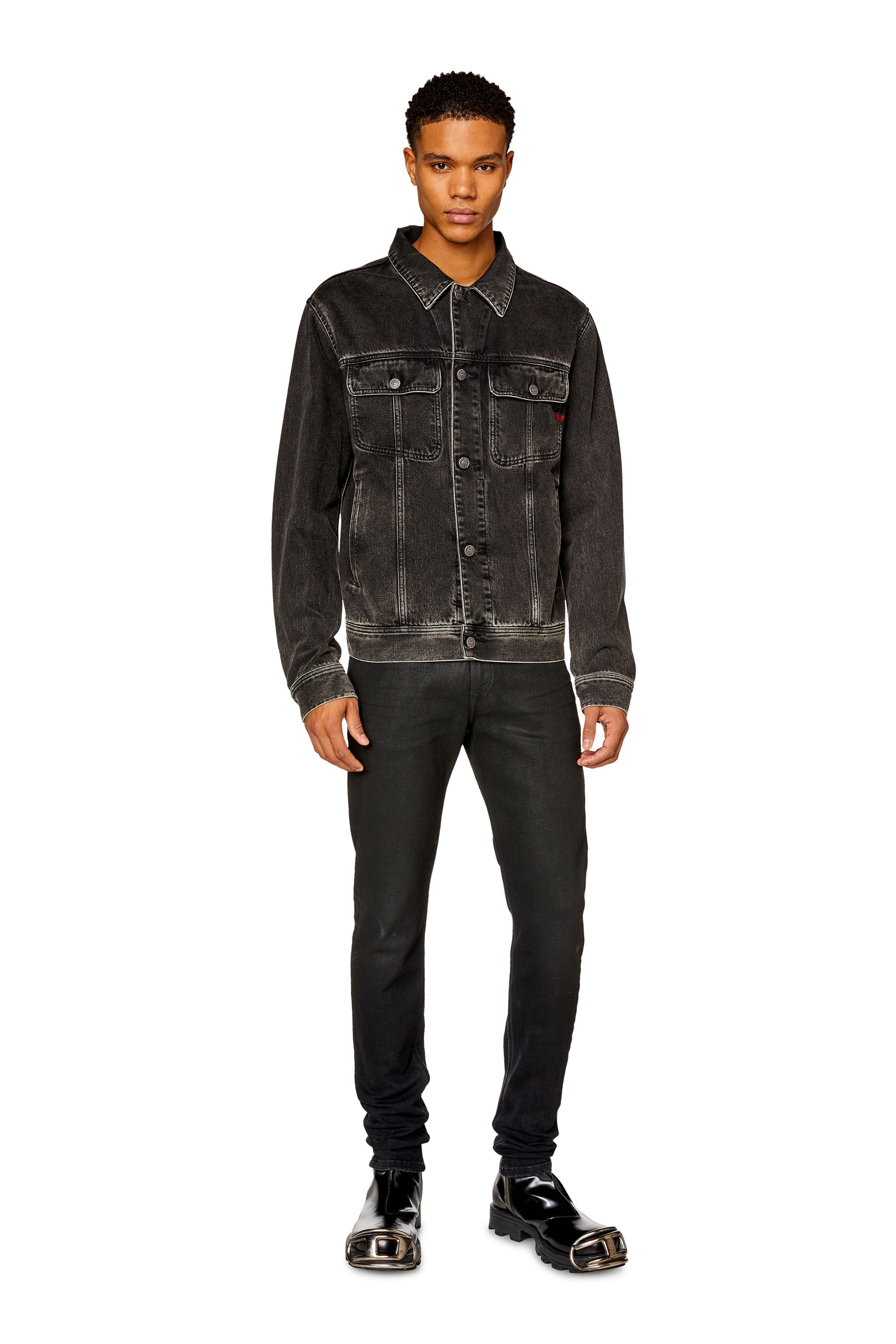 Men's Skinny Jeans | Low 1979 SleenkerBlack/Dark grey | Diesel US