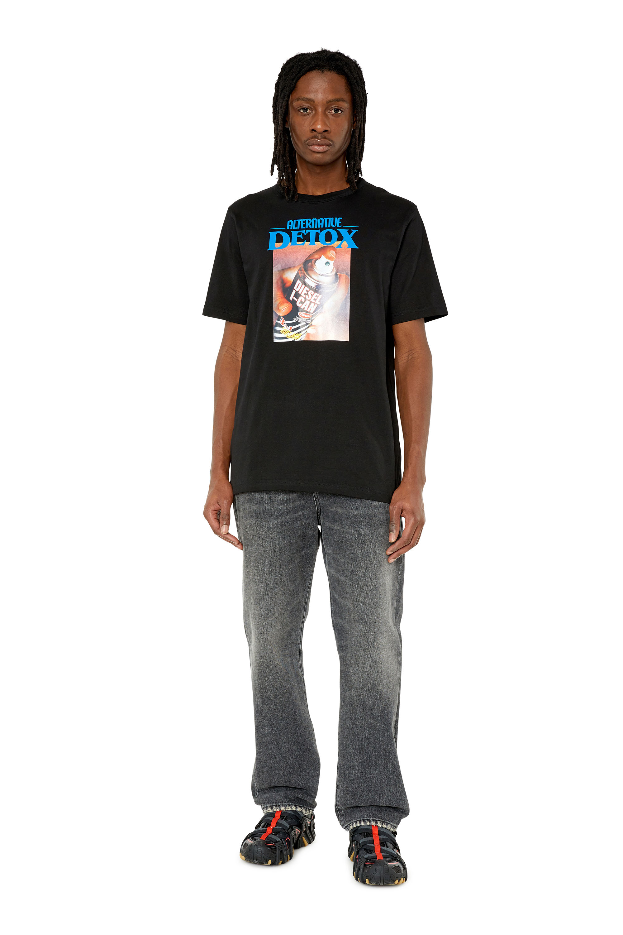 T-JUST-G4 Man: T-shirt with spray can print | Diesel