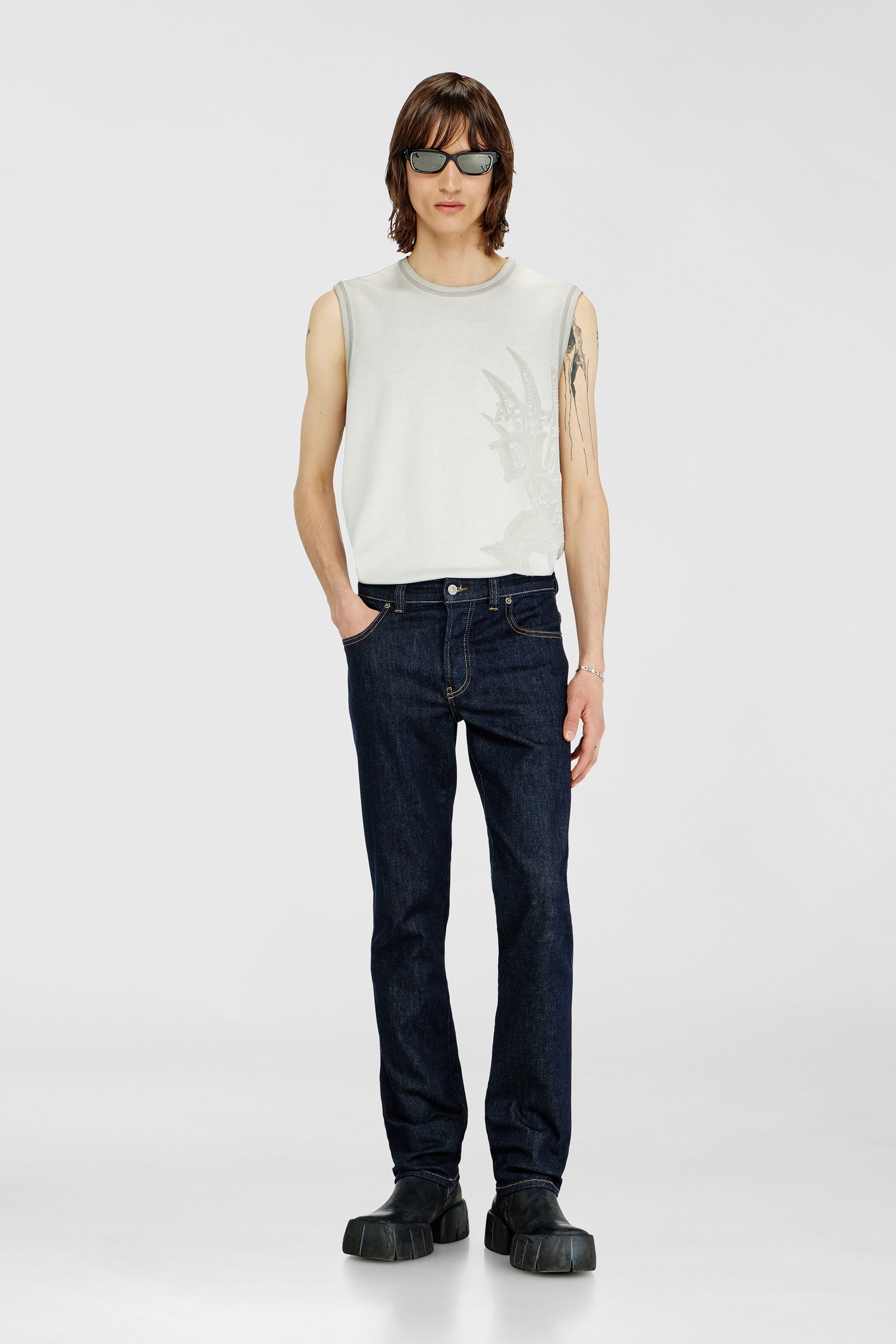 Diesel - Slim Jeans 1993 D-Vyl 0DBEJ Hombre, Azul Oscuro - 1